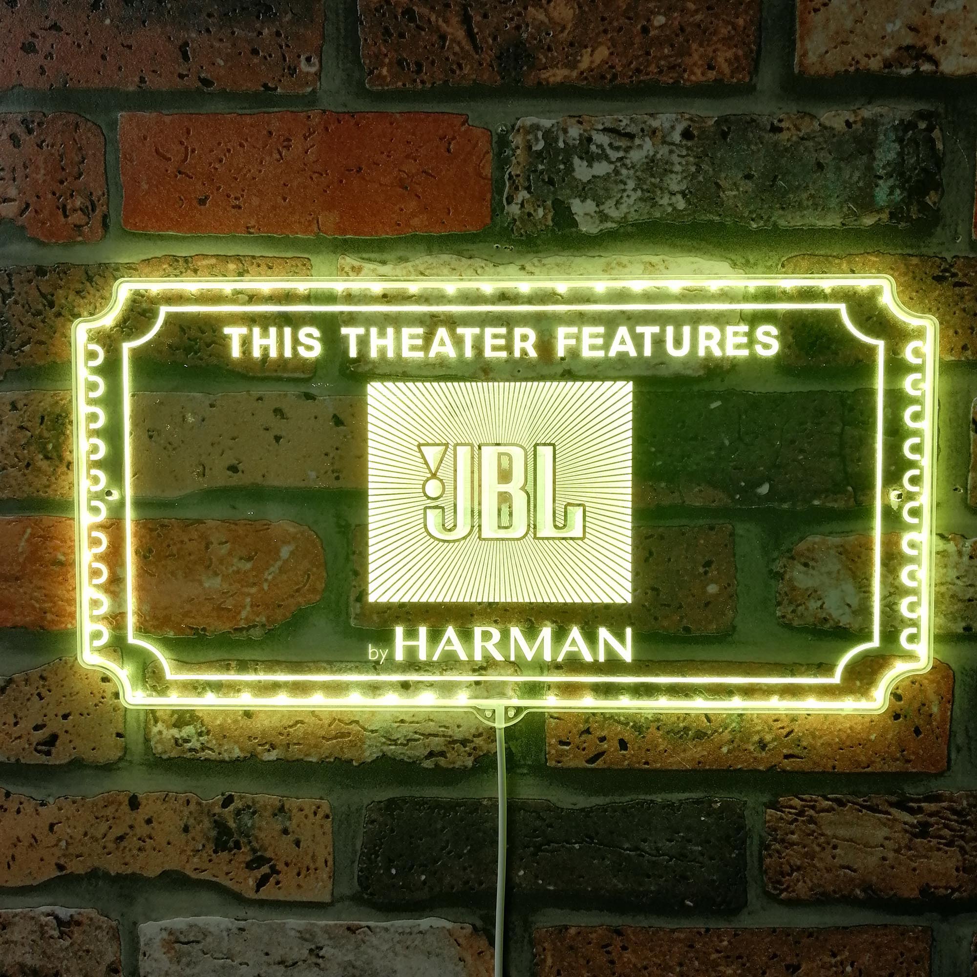 JBL Professional Dynamic RGB Edge Lit LED Sign