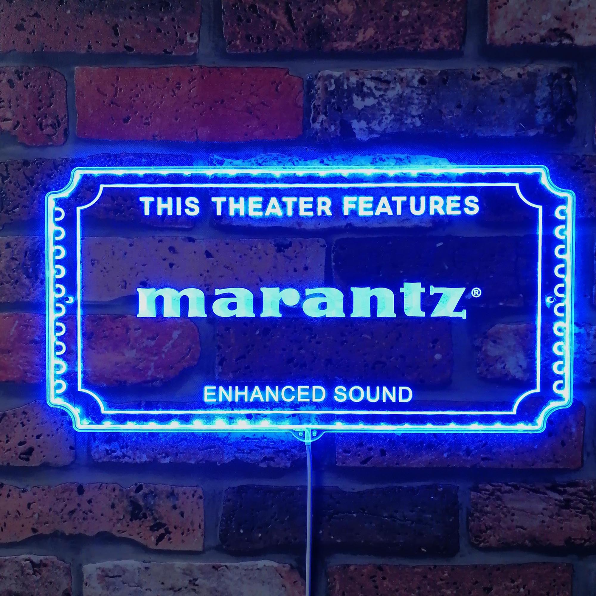 Marantz Dynamic RGB Edge Lit LED Sign