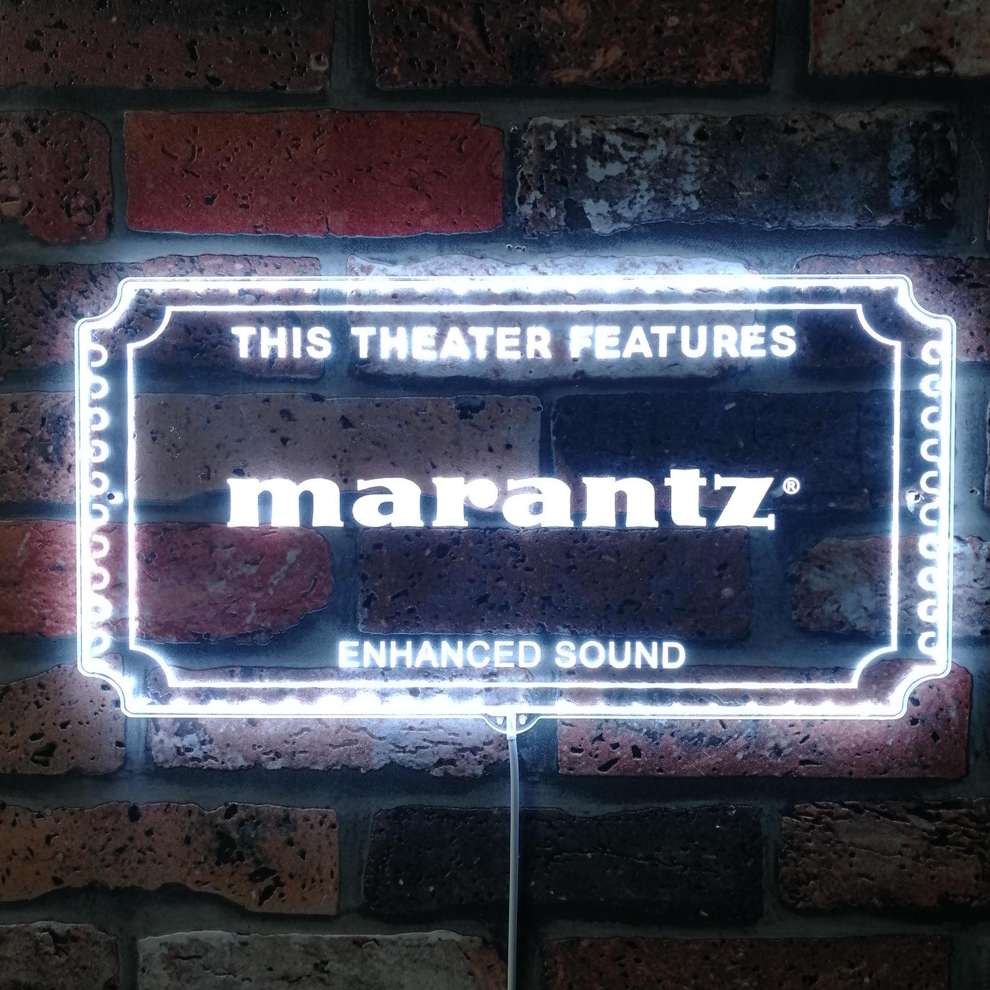 Marantz Dynamic RGB Edge Lit LED Sign