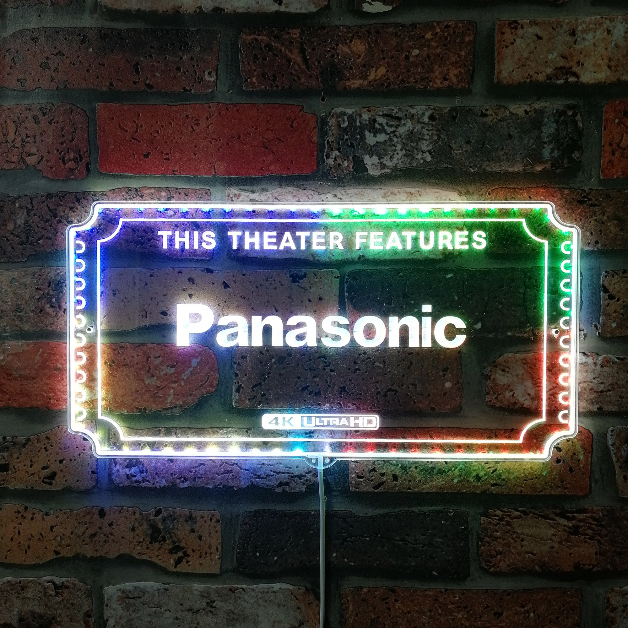 Panasonic 4K UltraHD Dynamic RGB Edge Lit LED Sign