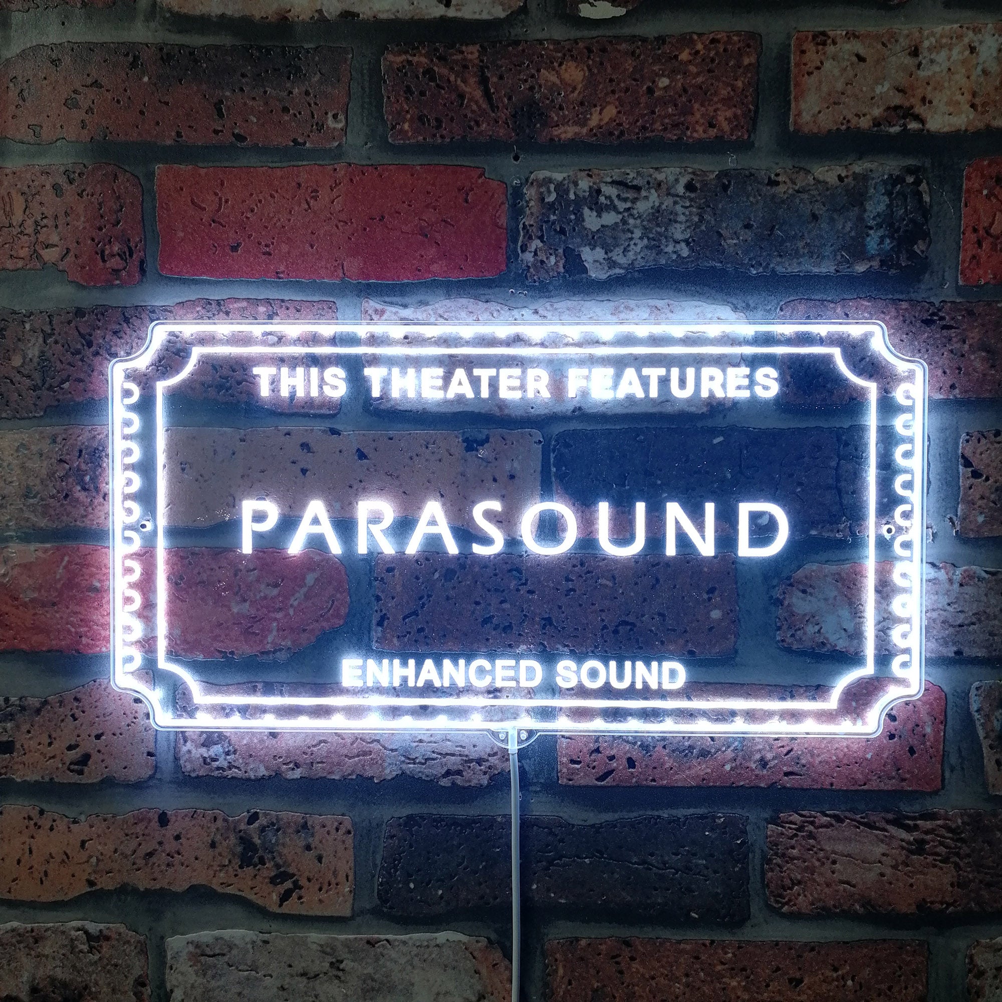 Parasound Dynamic RGB Edge Lit LED Sign