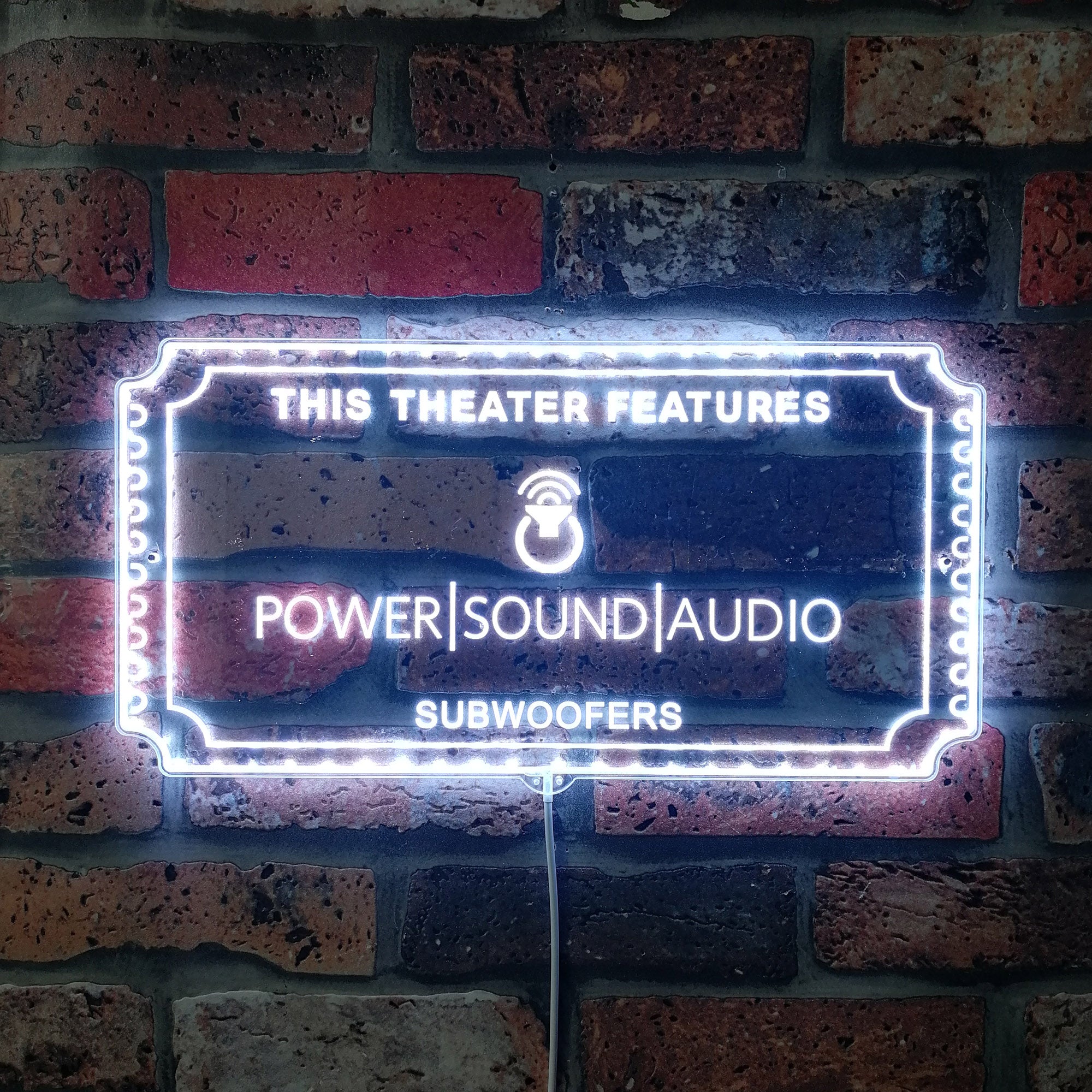 Power Sound Audio Dynamic RGB Edge Lit LED Sign