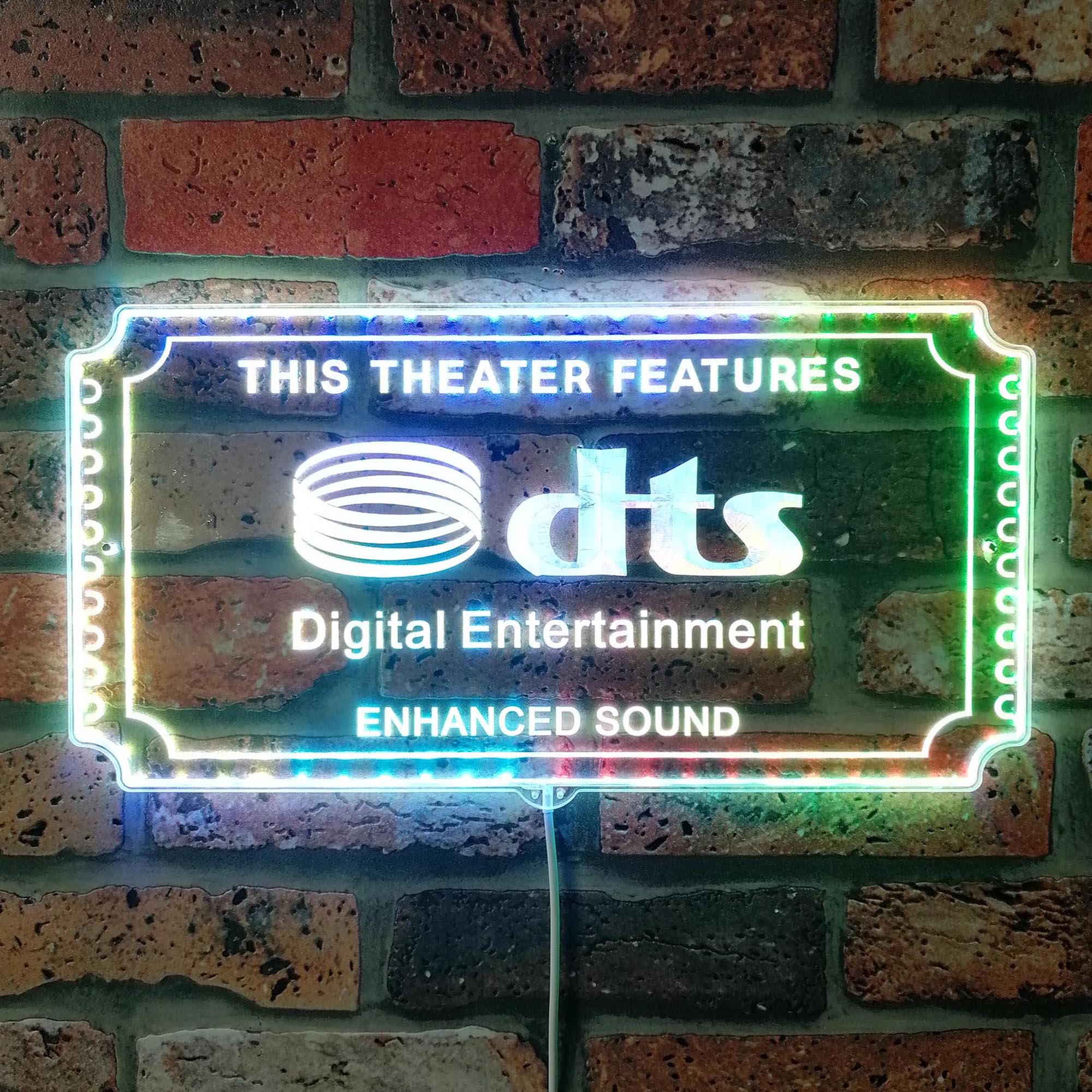 DISX Dynamic RGB Edge Lit LED Sign