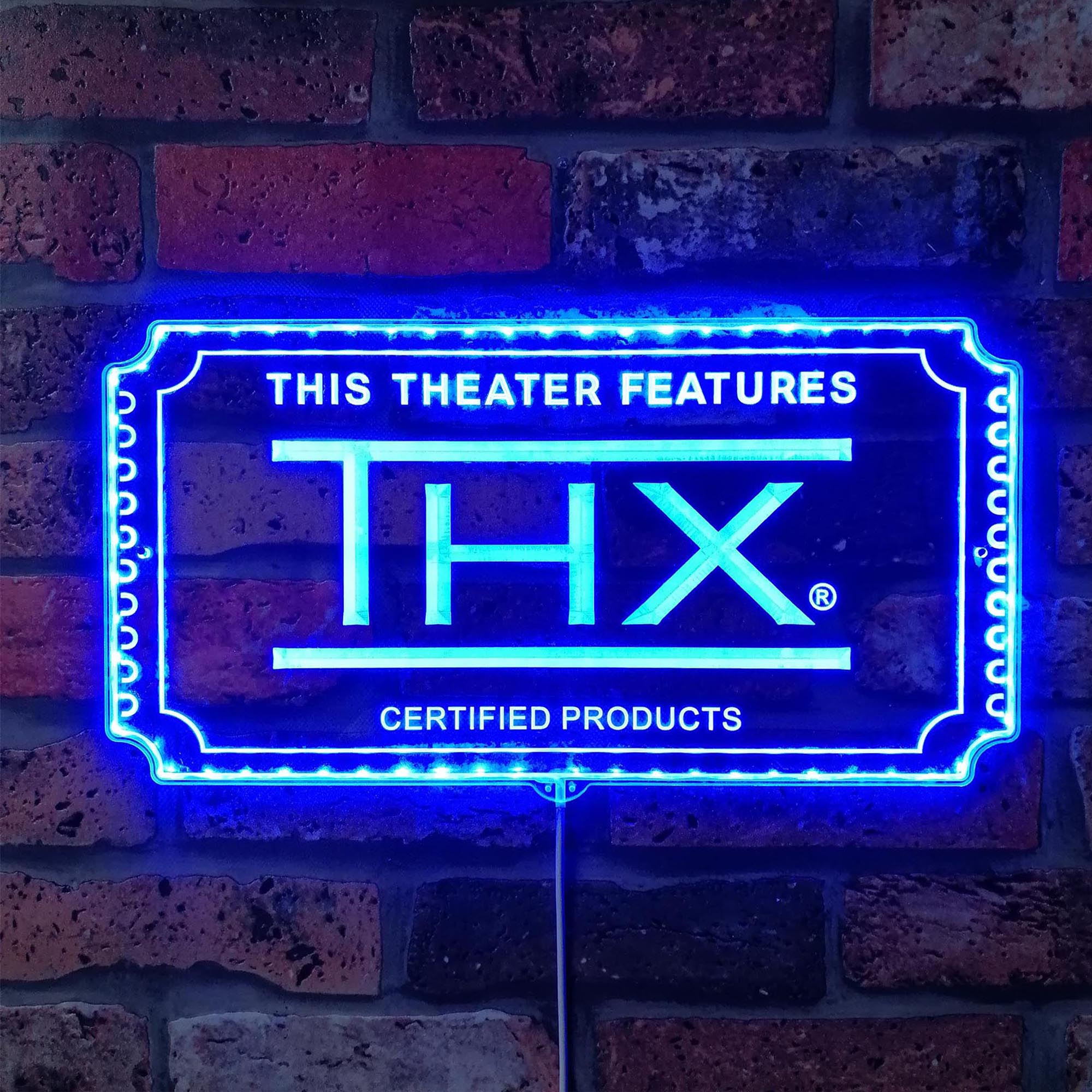 THX Dynamic RGB Edge Lit LED Sign