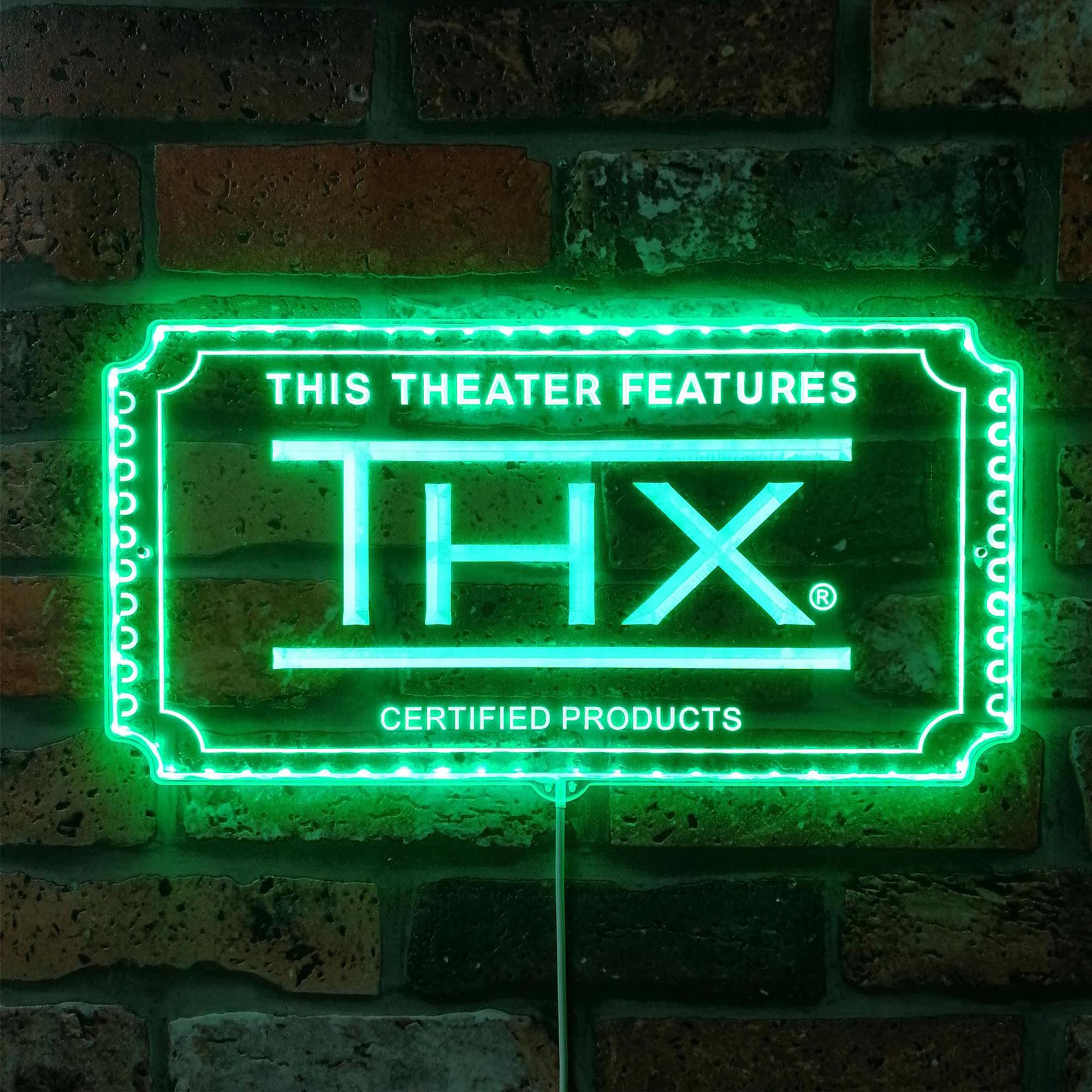 THX Dynamic RGB Edge Lit LED Sign