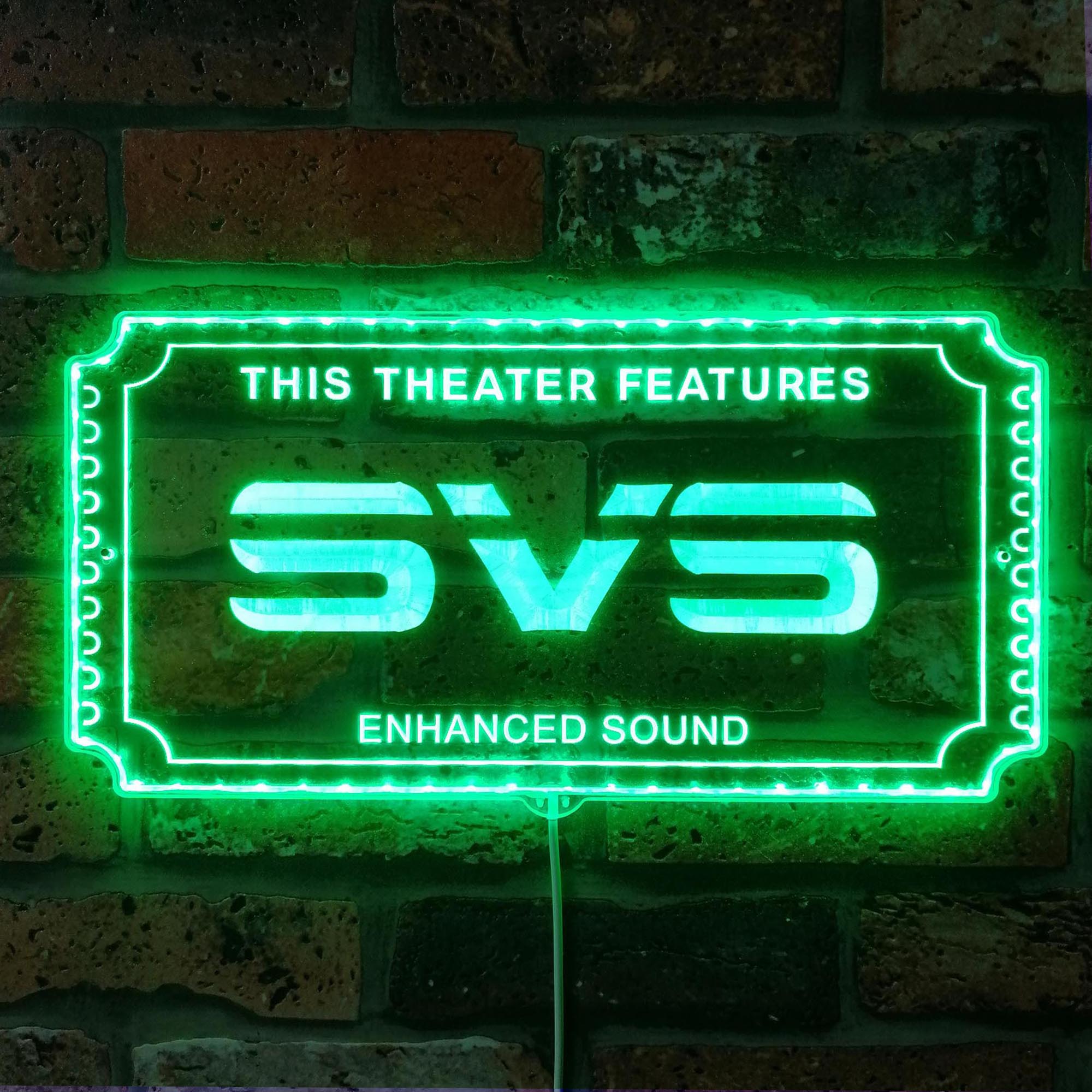 SVS Dynamic RGB Edge Lit LED Sign