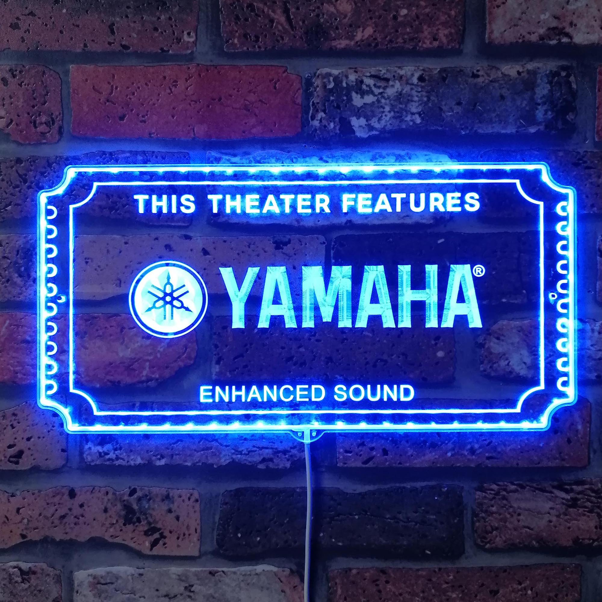 Yamaha Dynamic RGB Edge Lit LED Sign