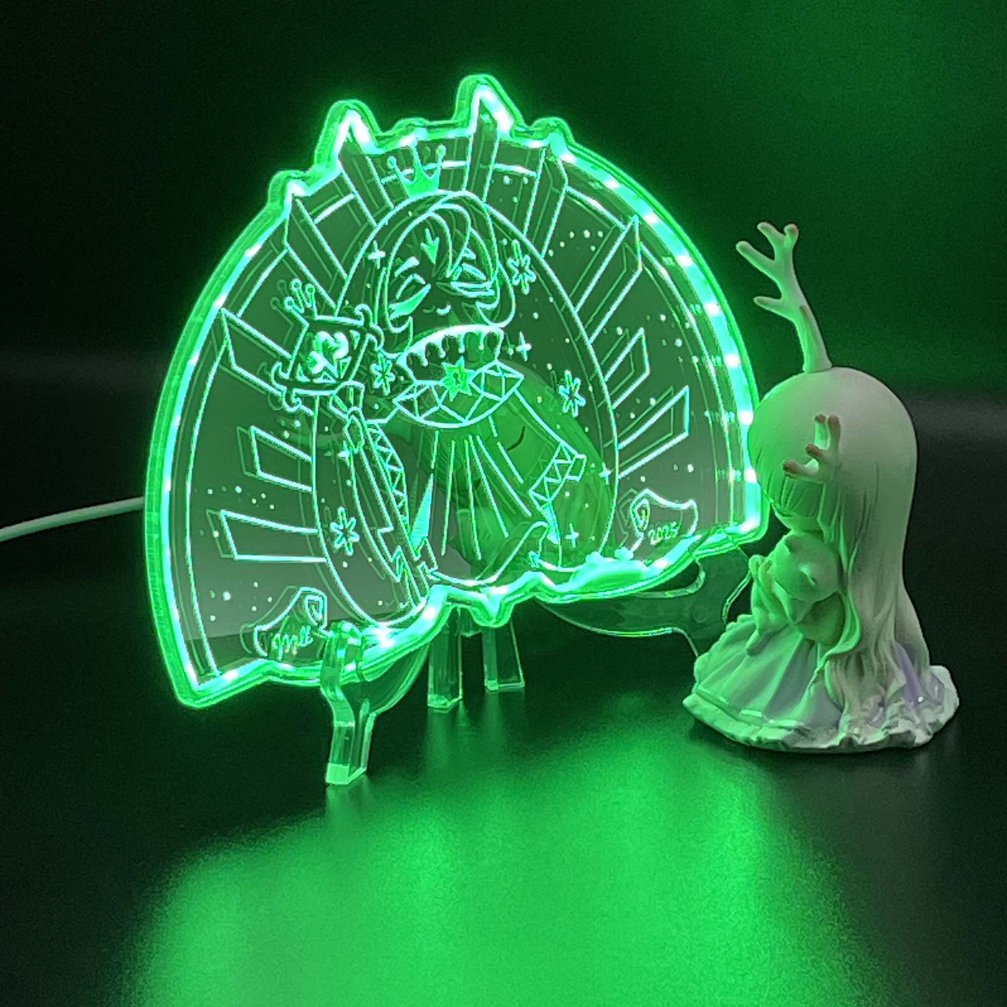 Shadowmilk Pure Vanilla Cookie Neon LED Sign with Dynamic RGB Colors Mirror Backing