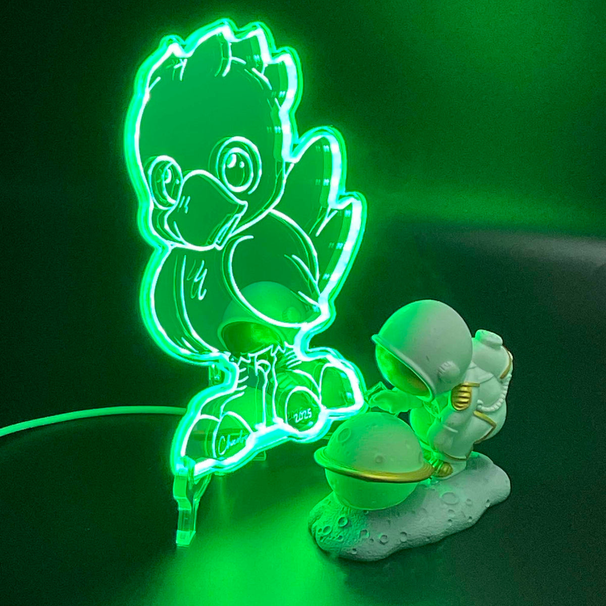 Chocobo ff Dynamic RGB Edge Lit LED Sign | PROLEDSIGN