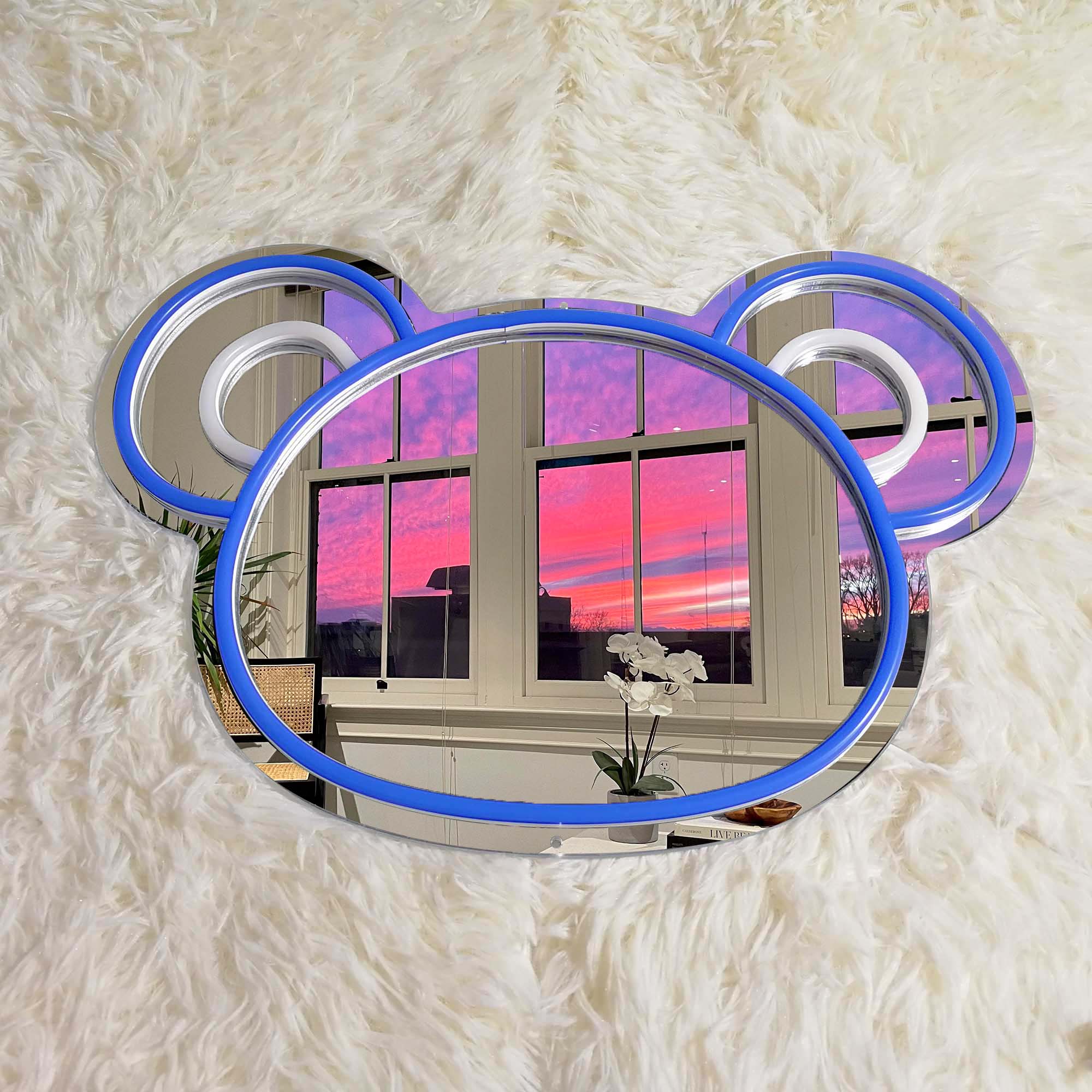 BT21 Koya Cute Bear Neon Mirror LED Sign