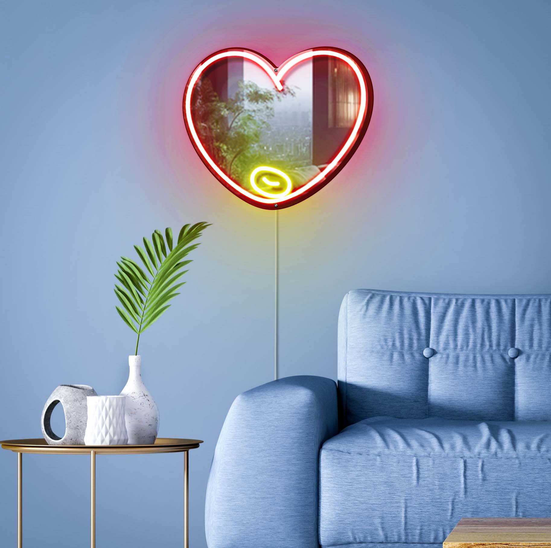 BT21 - Tata Neon Mirror LED Sign