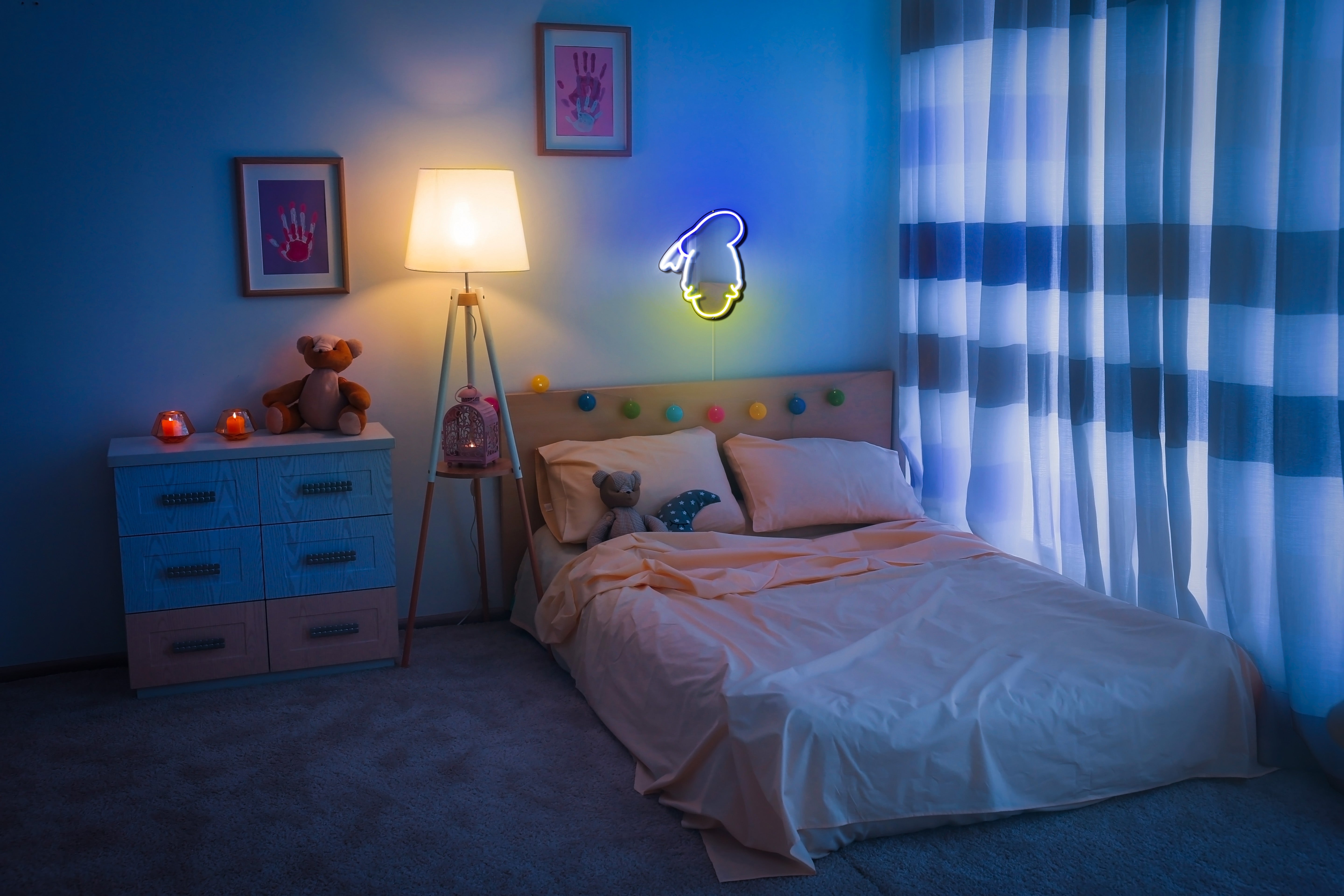 Donald Duck Neon Mirror LED Sign