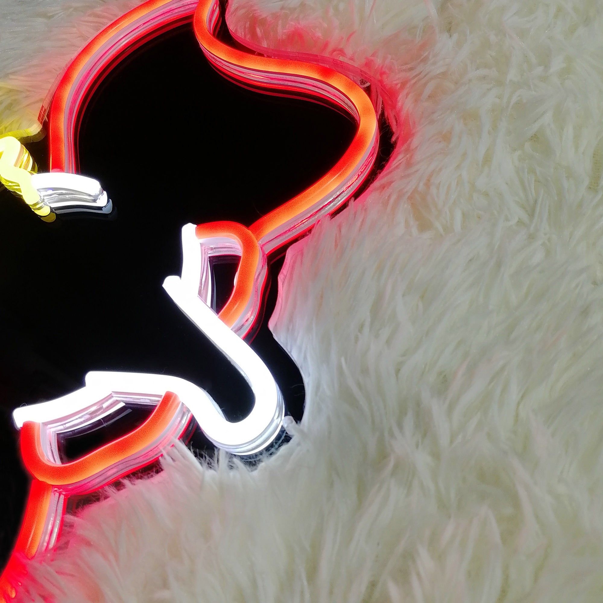 Dumbo Neon Mirror LED Sign