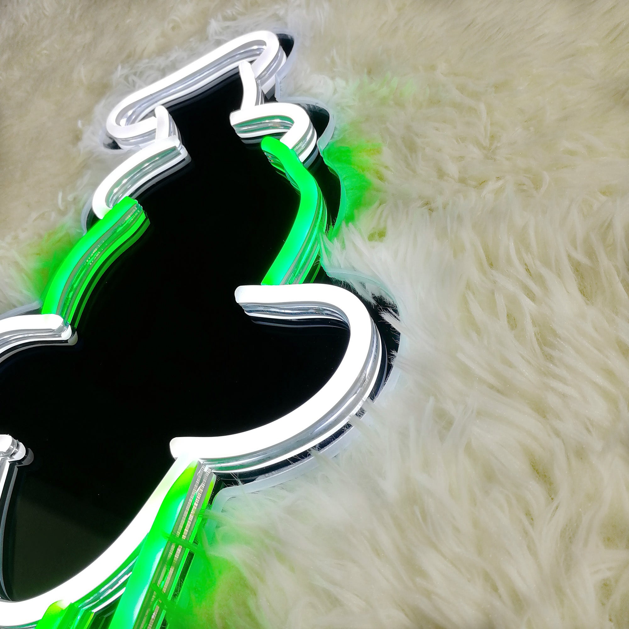 Goofy Neon Mirror LED Sign