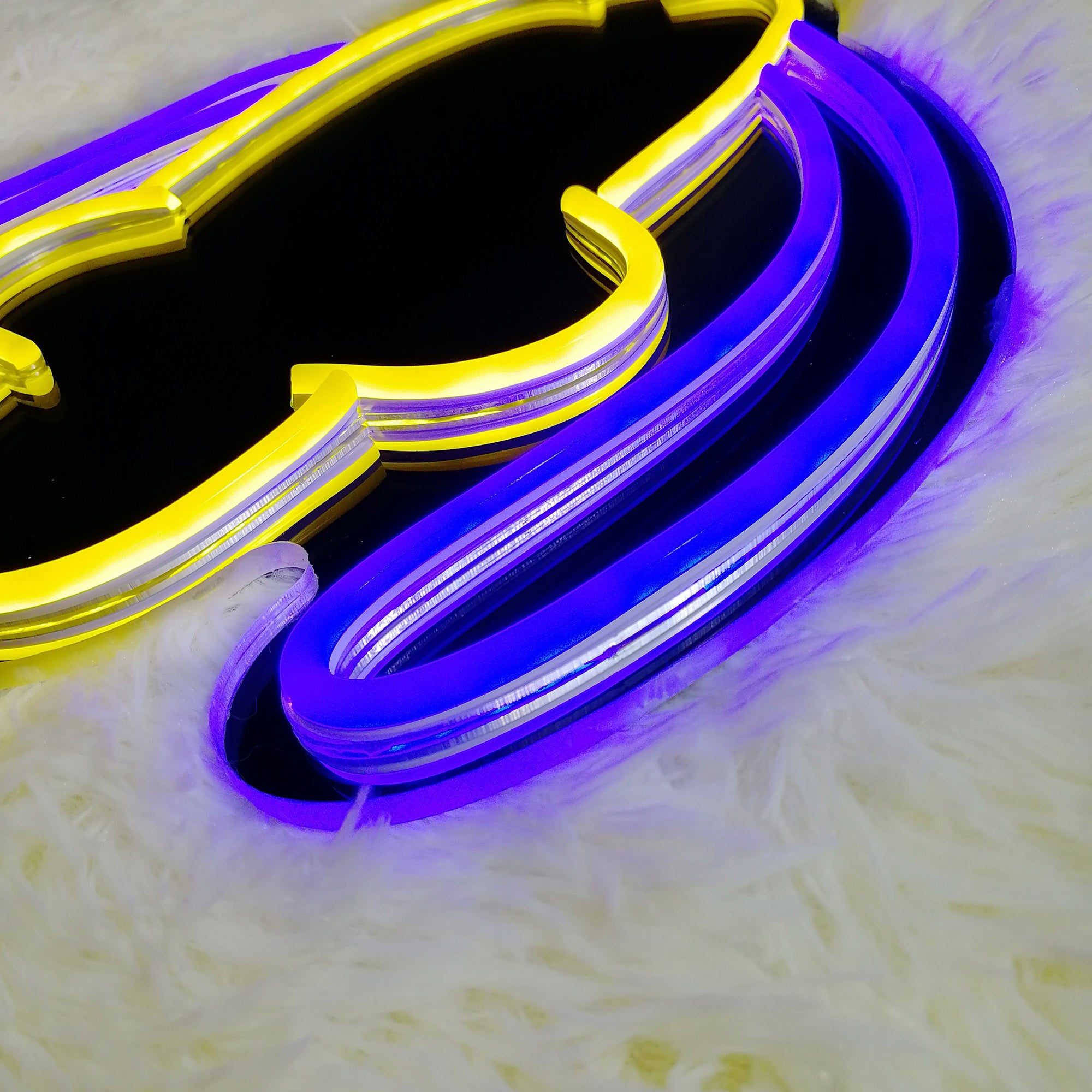 Pluto Neon Mirror LED Sign