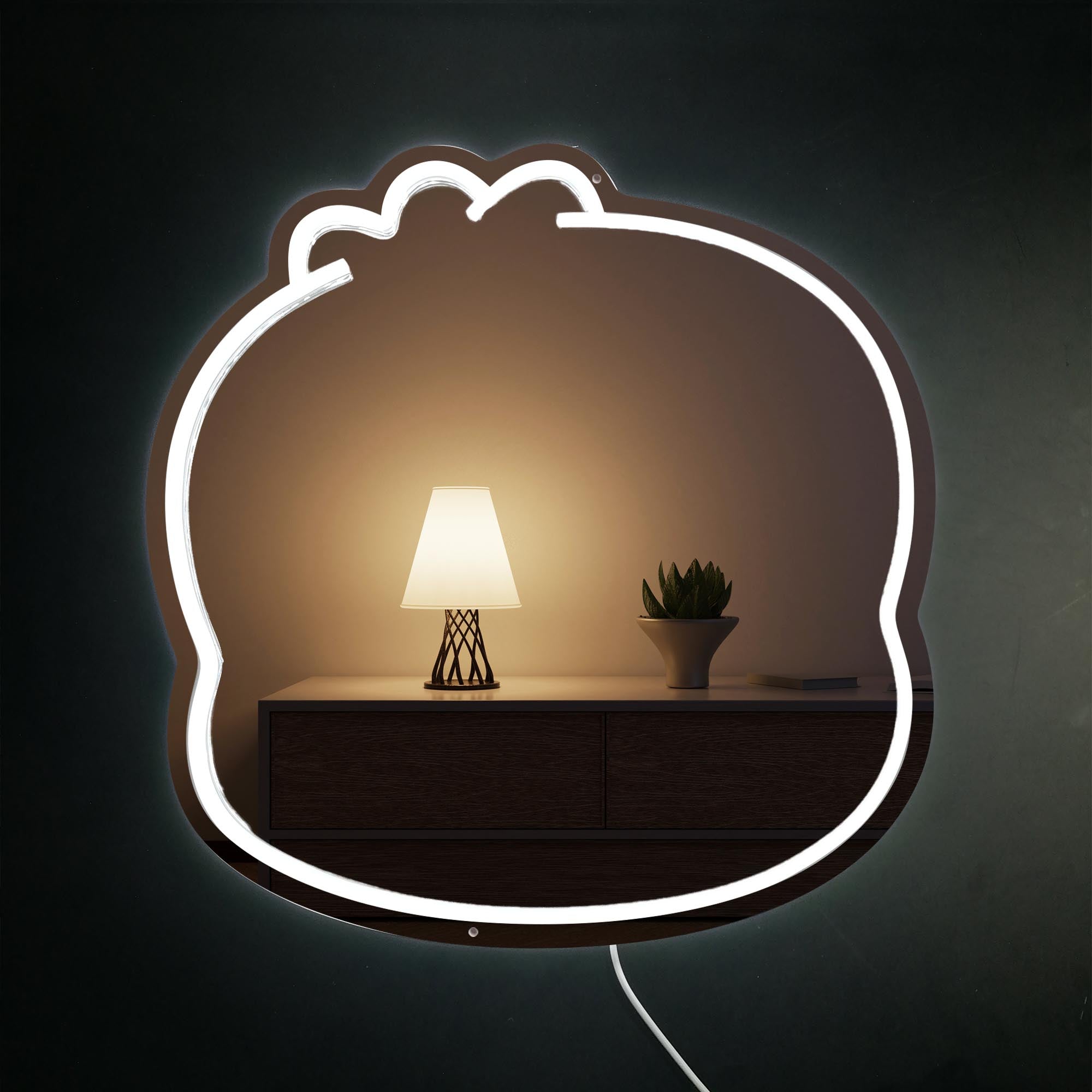 Sanrio - Ahirunopekkle Neon Mirror LED Sign