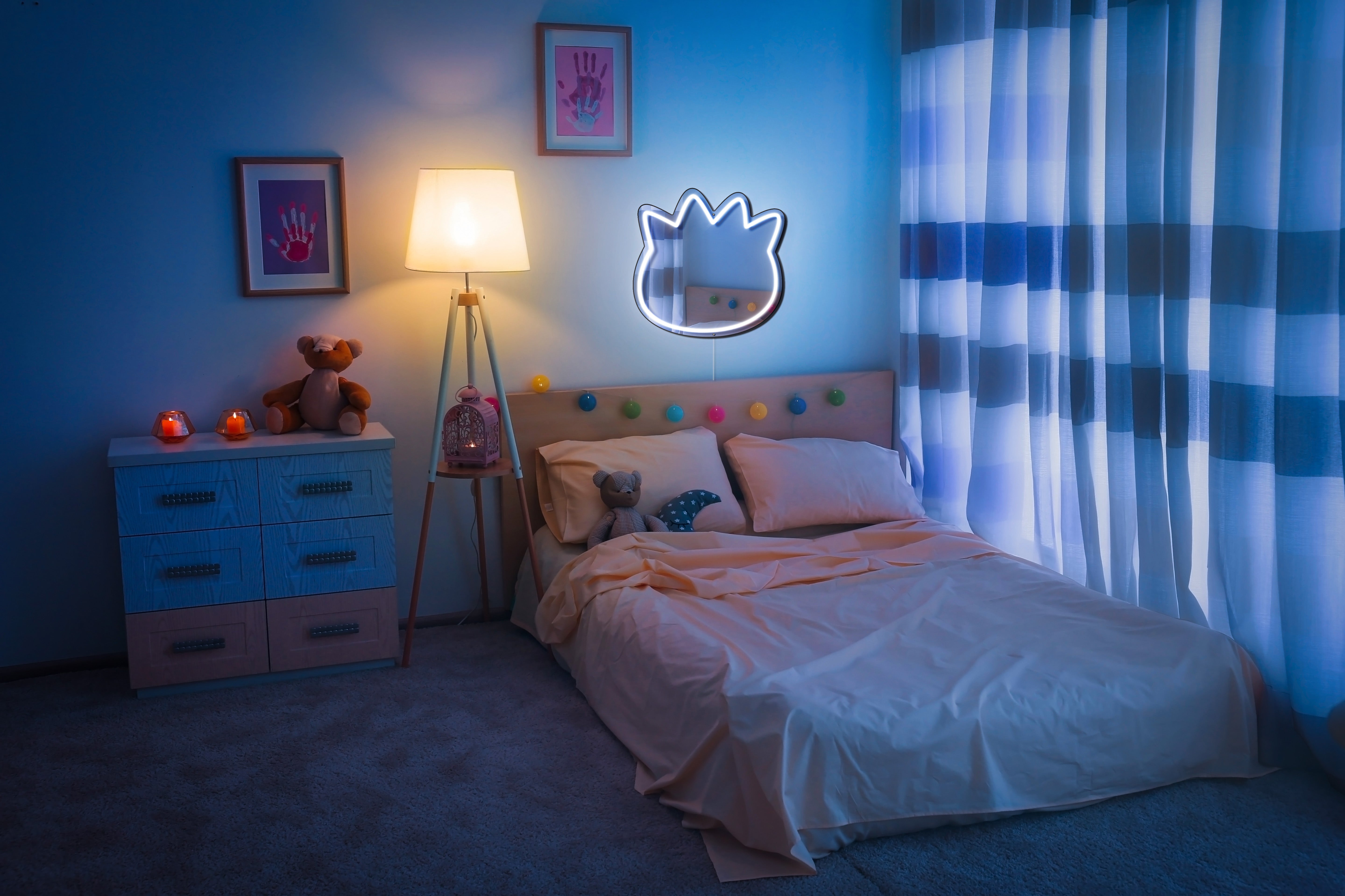 Sanrio - Bad Badtz Maru Neon Mirror LED Sign