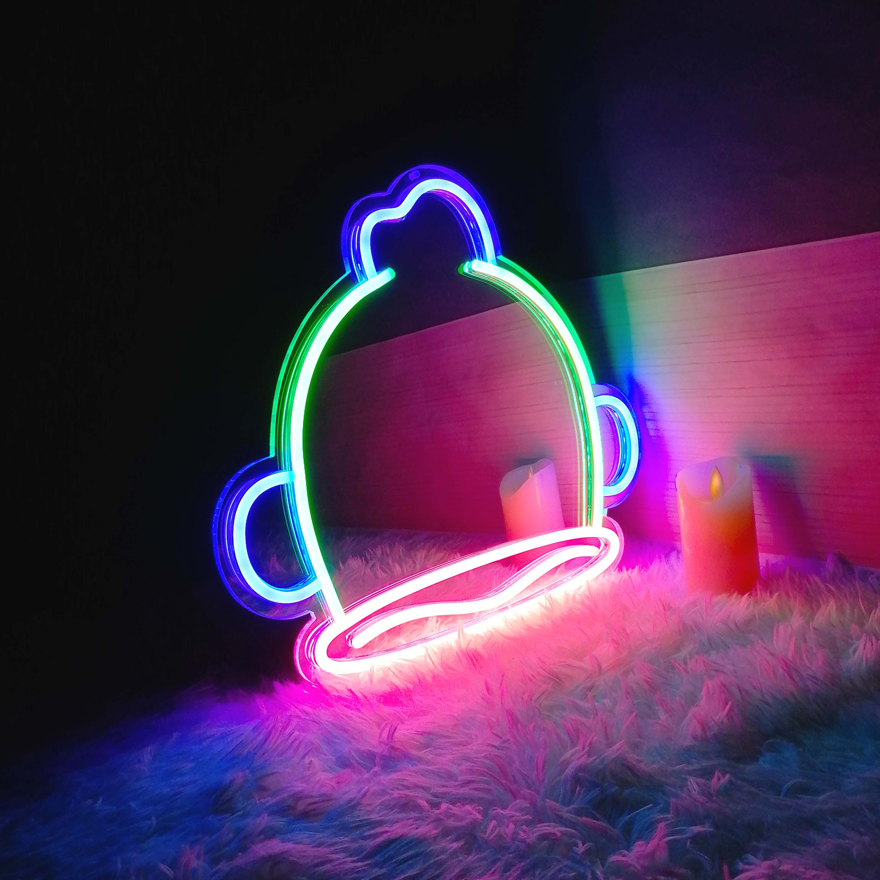 Sanrio - Hangyodon Neon Mirror LED Sign