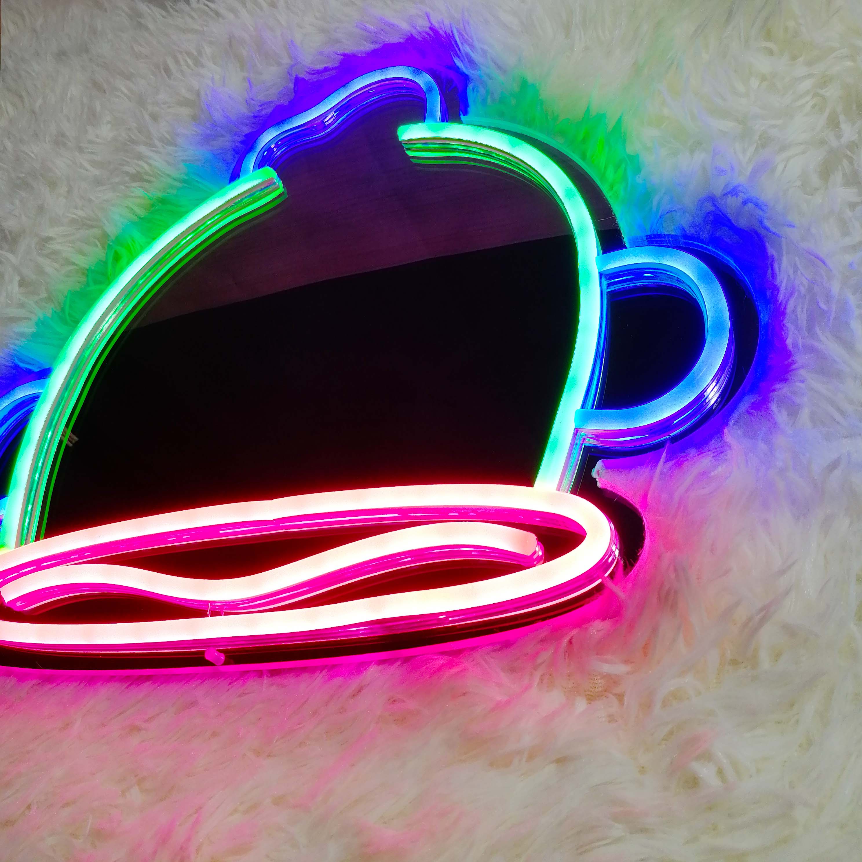 Sanrio - Hangyodon Neon Mirror LED Sign