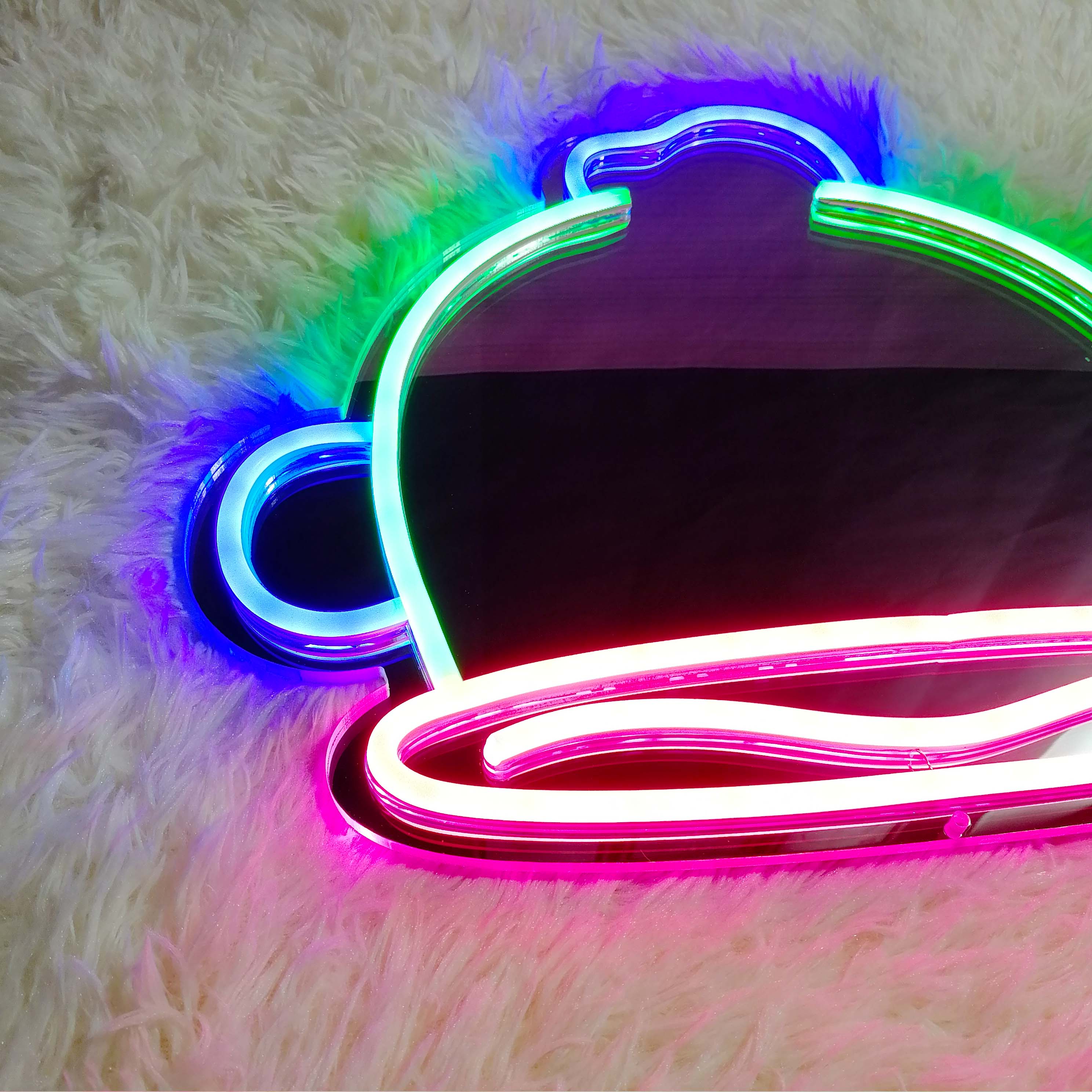 Sanrio - Hangyodon Neon Mirror LED Sign