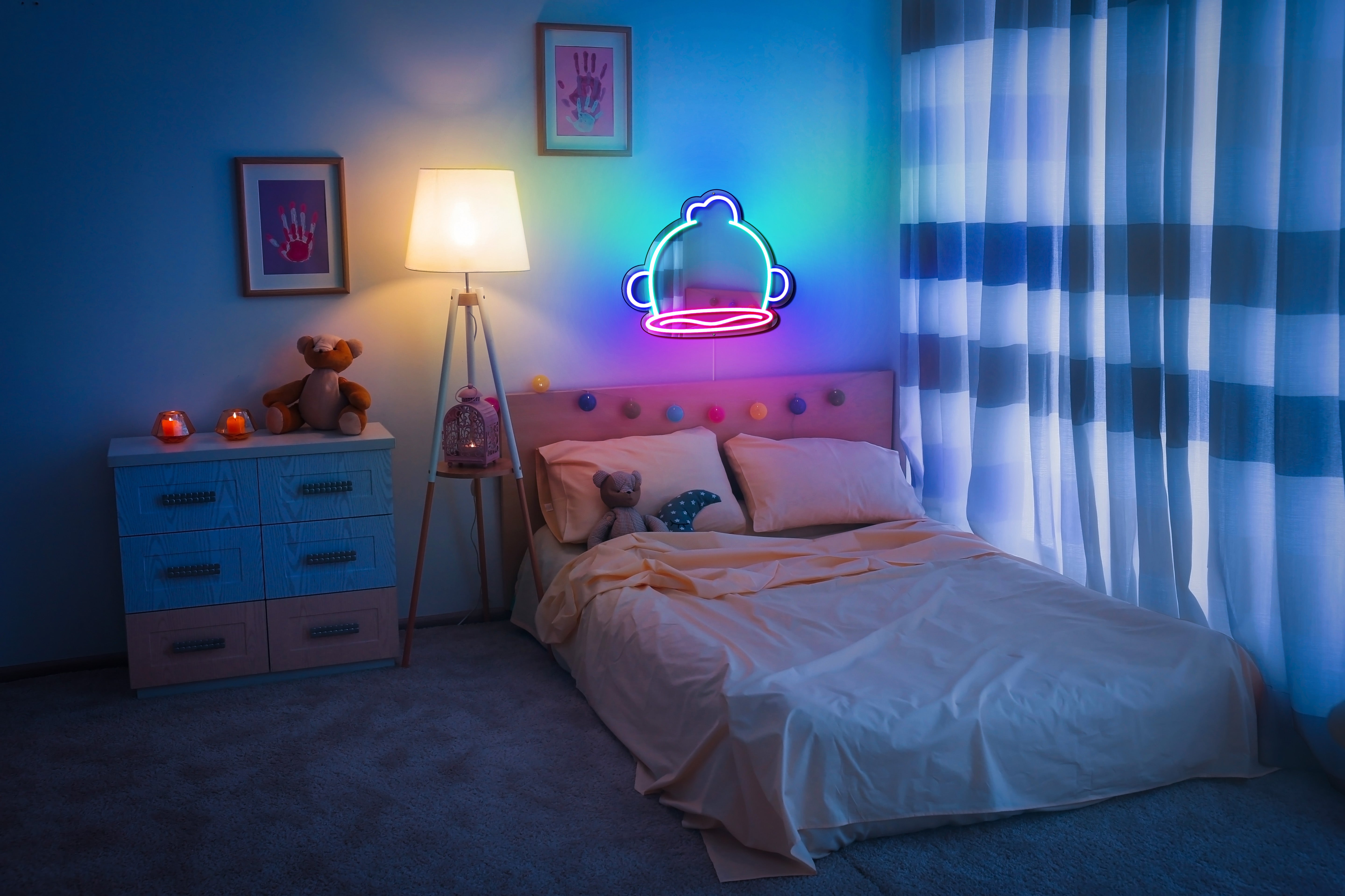 Sanrio - Hangyodon Neon Mirror LED Sign