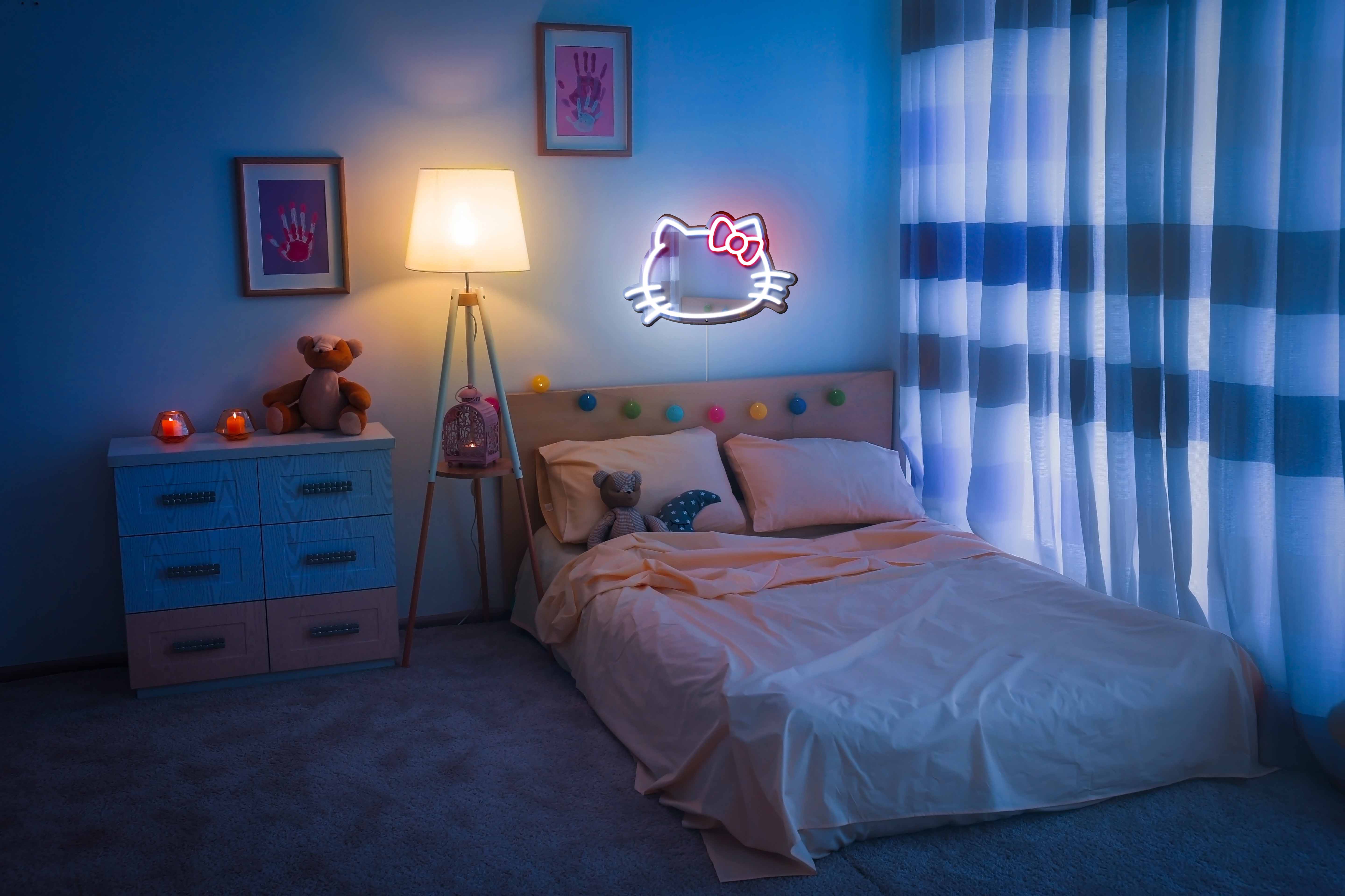 Hello Kitty Neon Mirror LED Sign