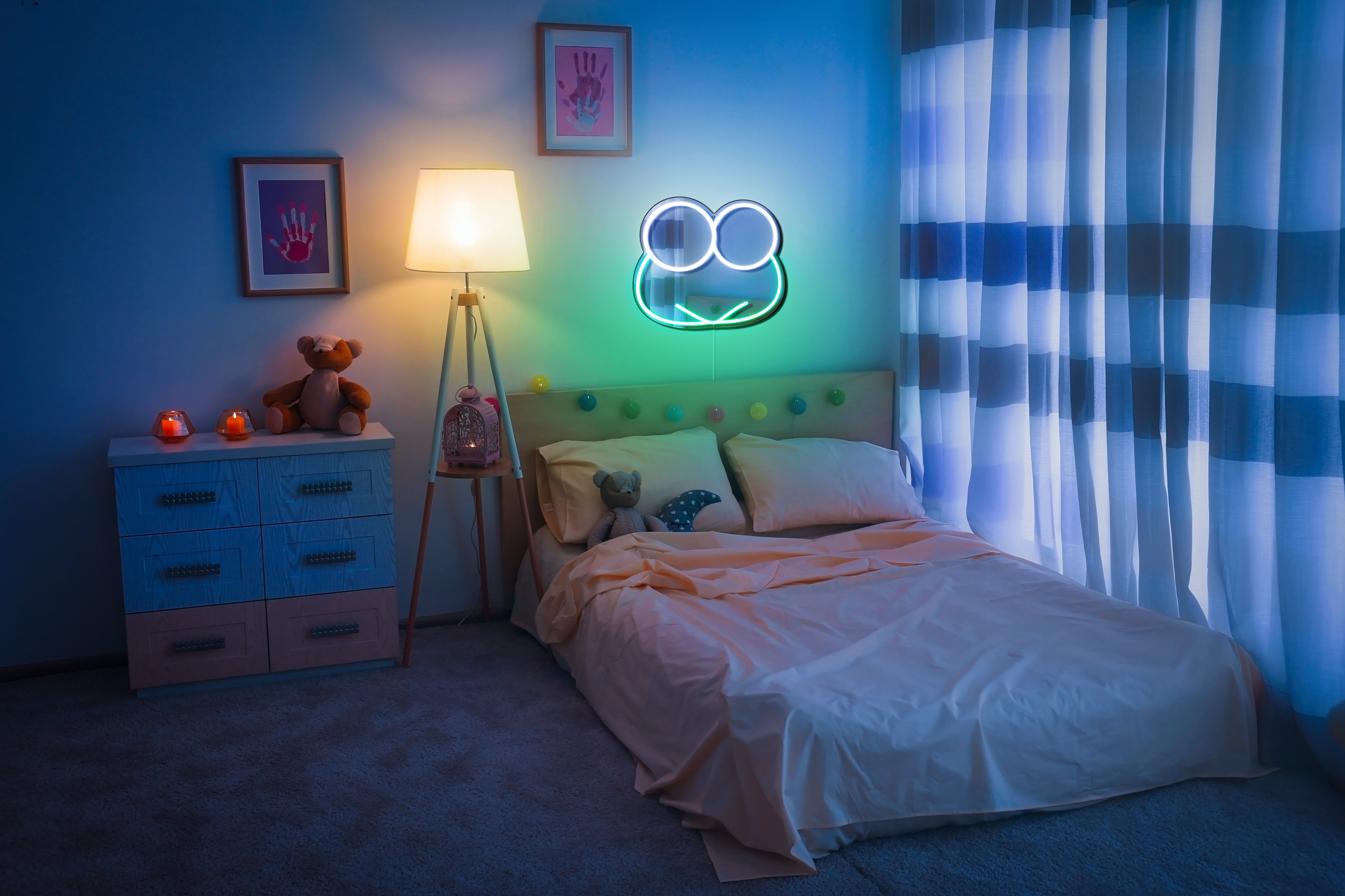 Sanrio - Kerokerokeroppi Neon Mirror LED Sign