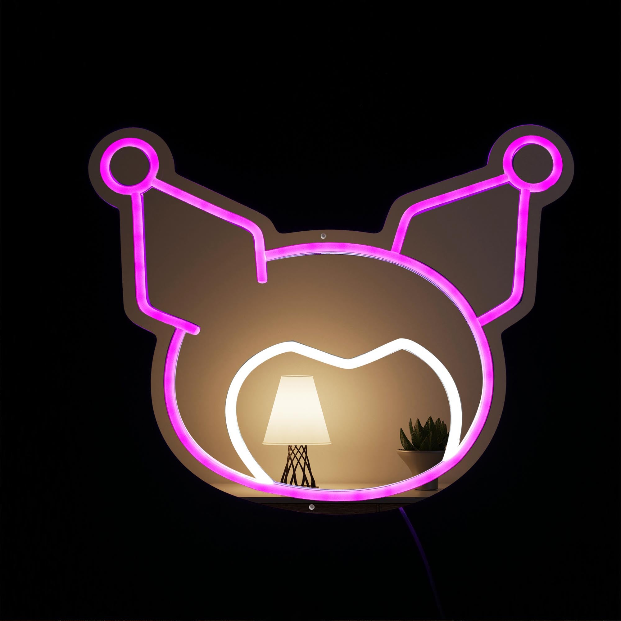 Sanrio - Kuromi Neon Mirror LED Sign