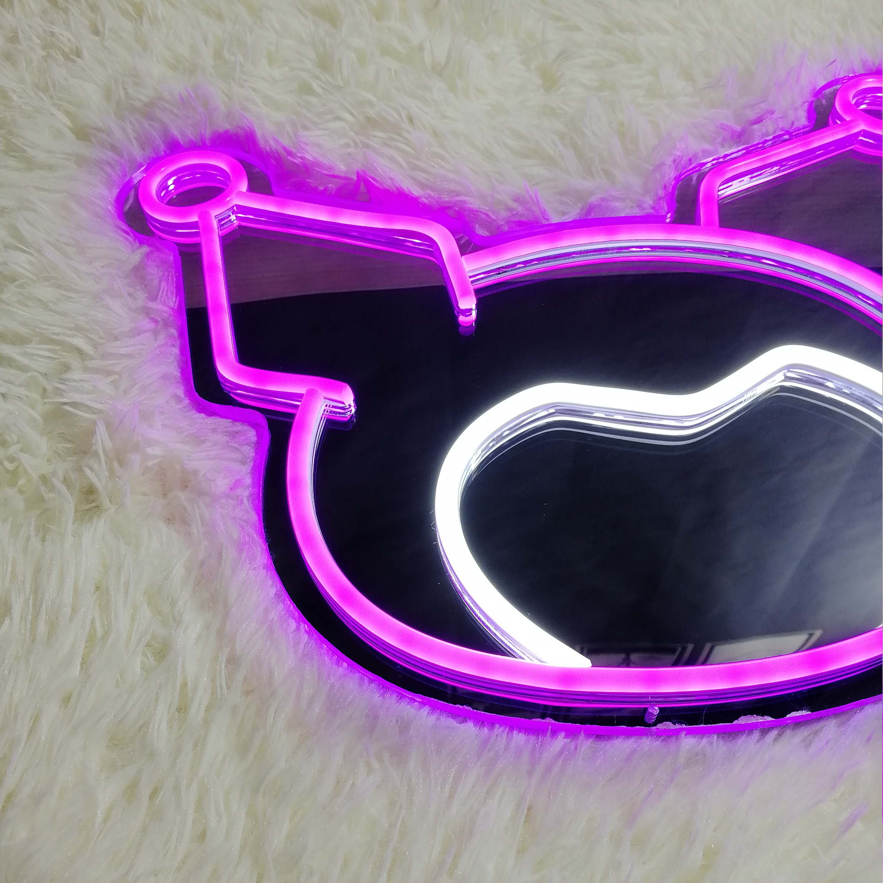 Sanrio - Kuromi Neon Mirror LED Sign