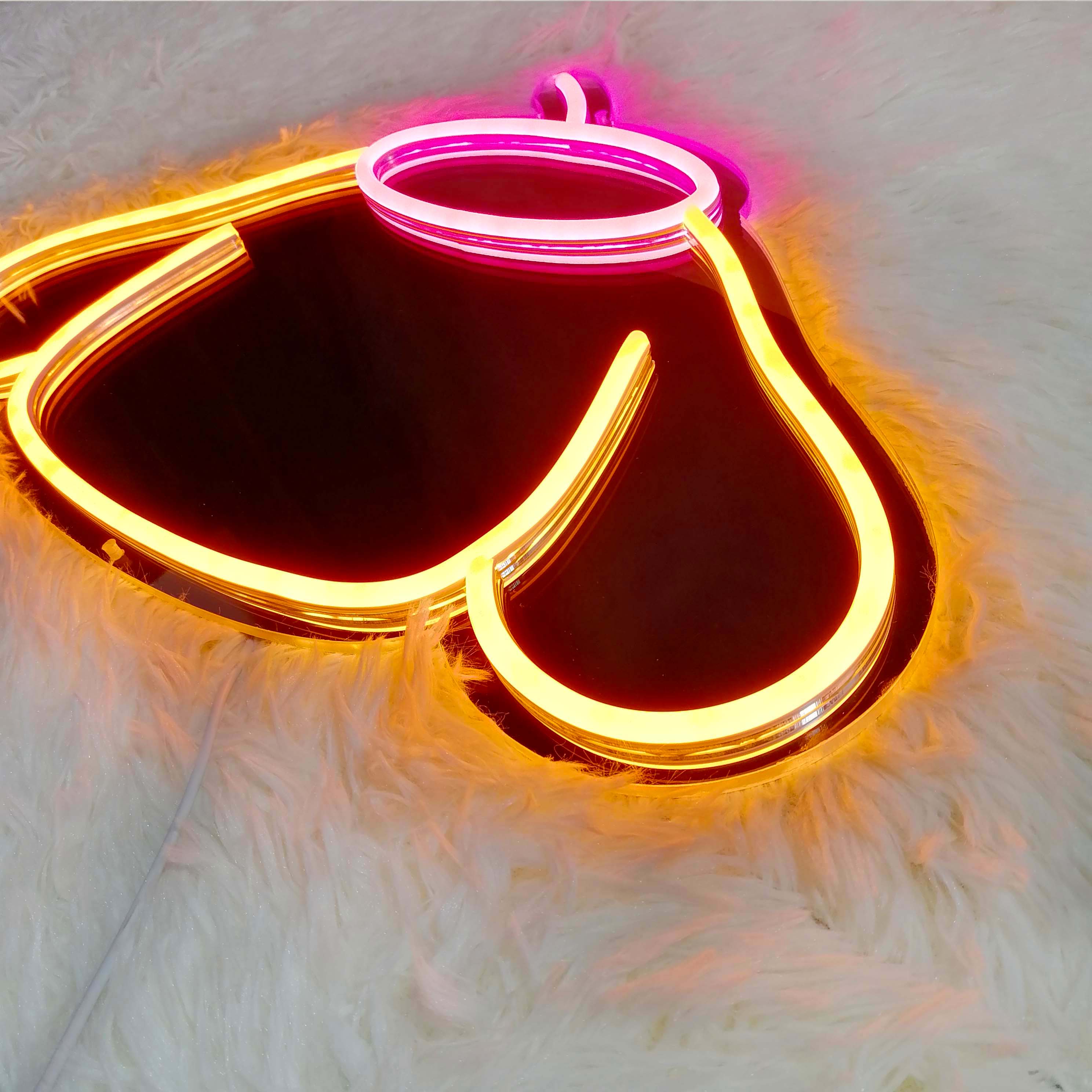 Sanrio - Pompompurin Neon Mirror LED Sign