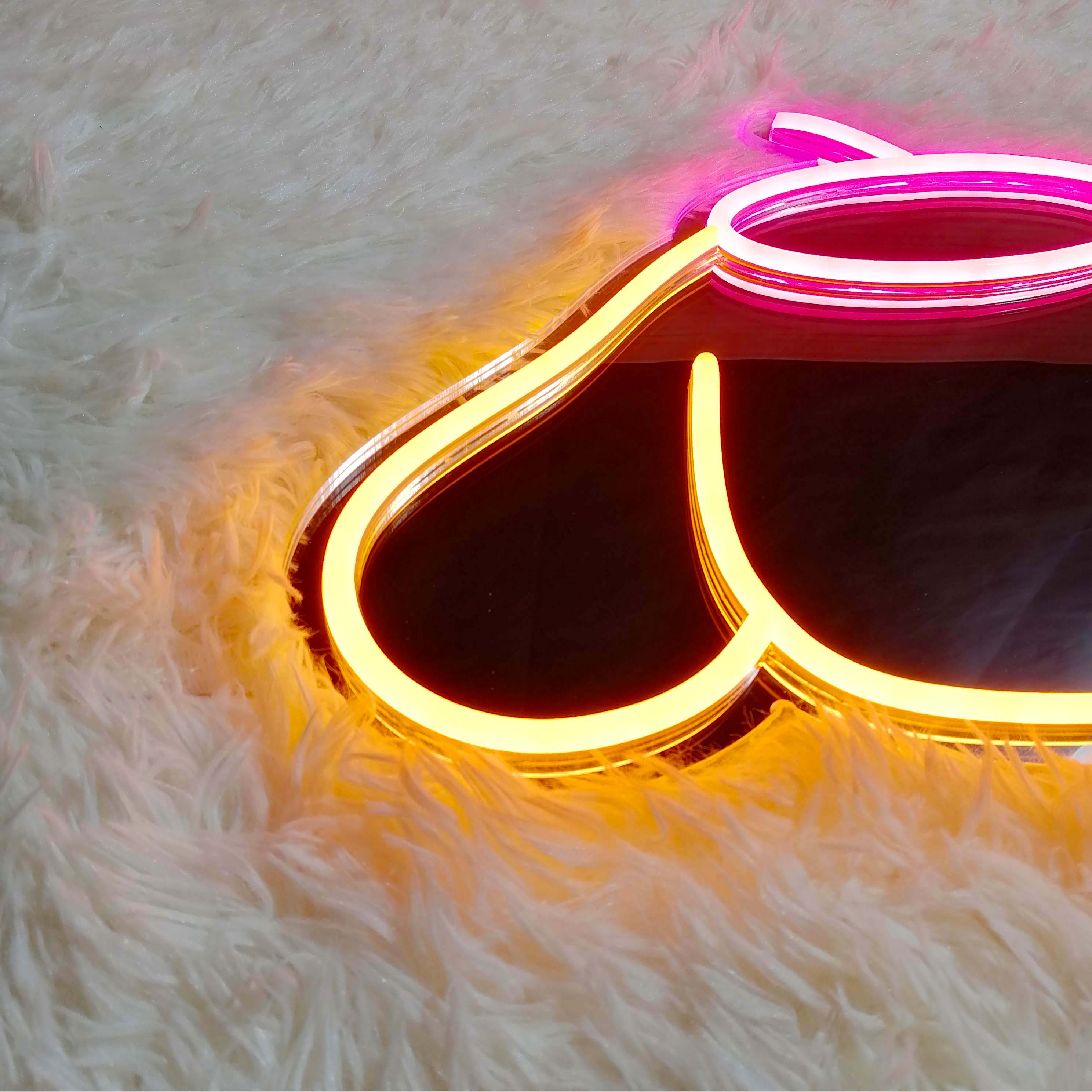 Sanrio - Pompompurin Neon Mirror LED Sign