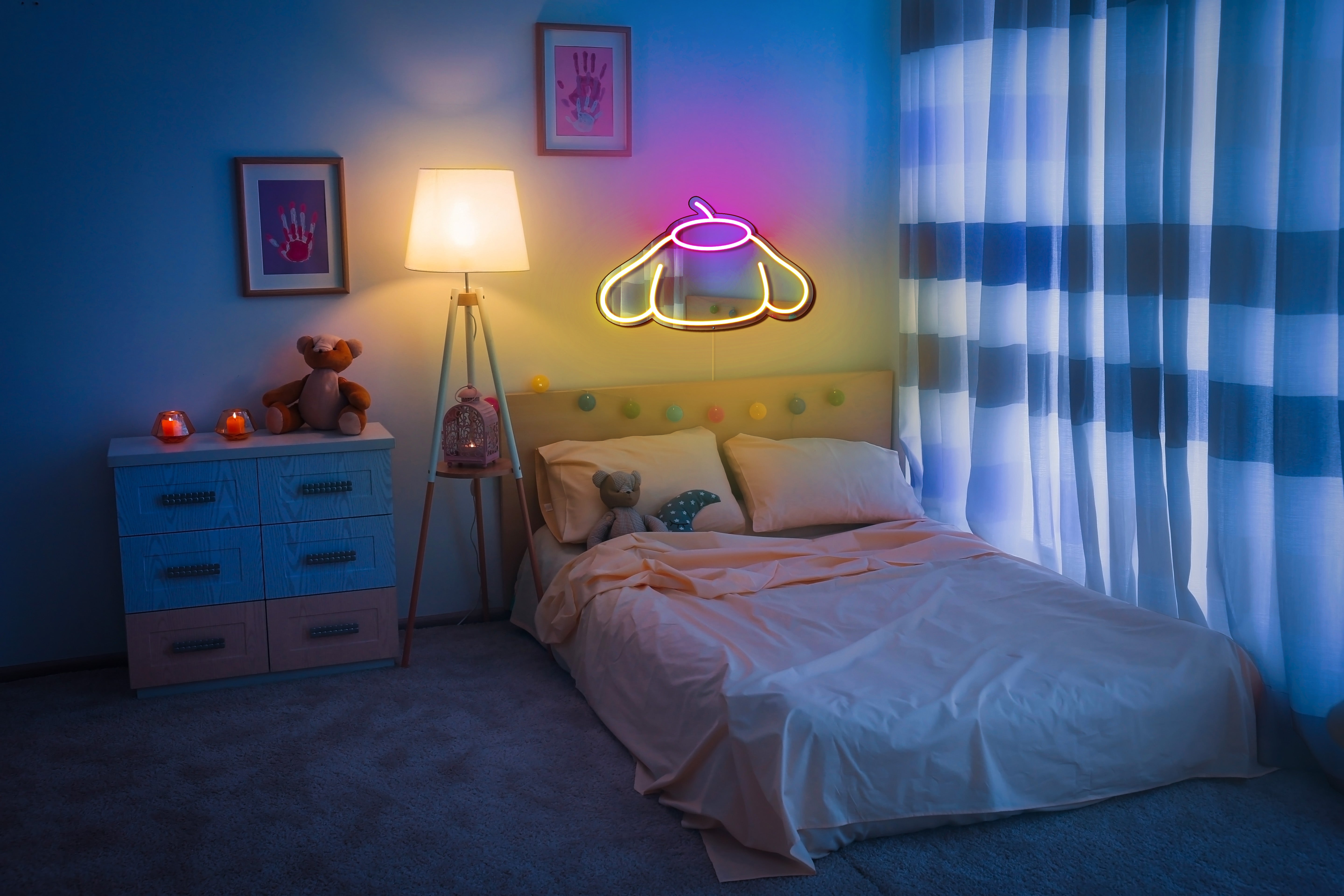 Sanrio - Pompompurin Neon Mirror LED Sign