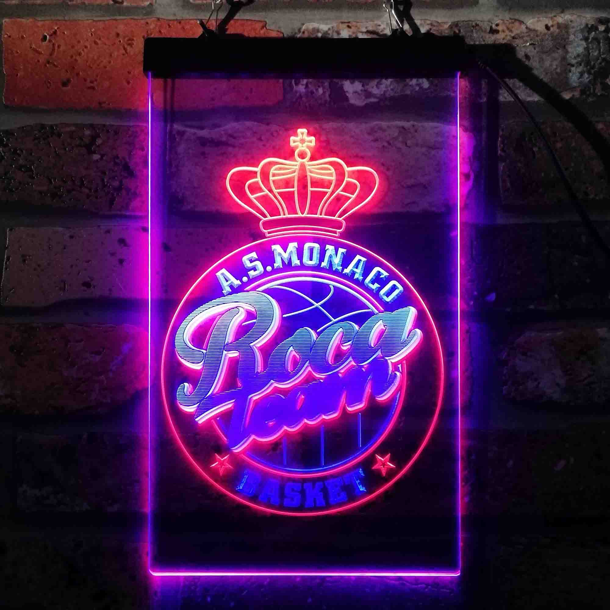 AS Monaco Basket Neon LED Sign