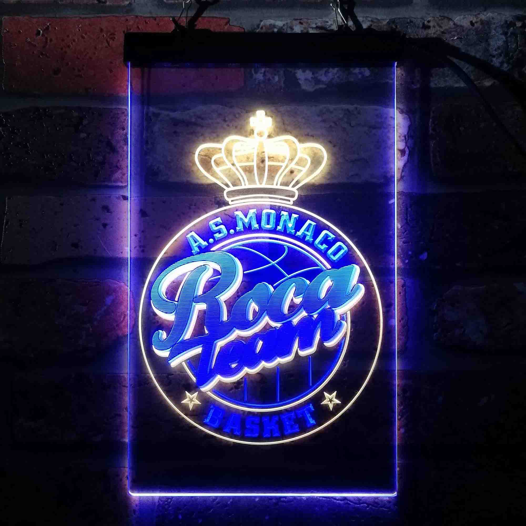 AS Monaco Basket Neon LED Sign