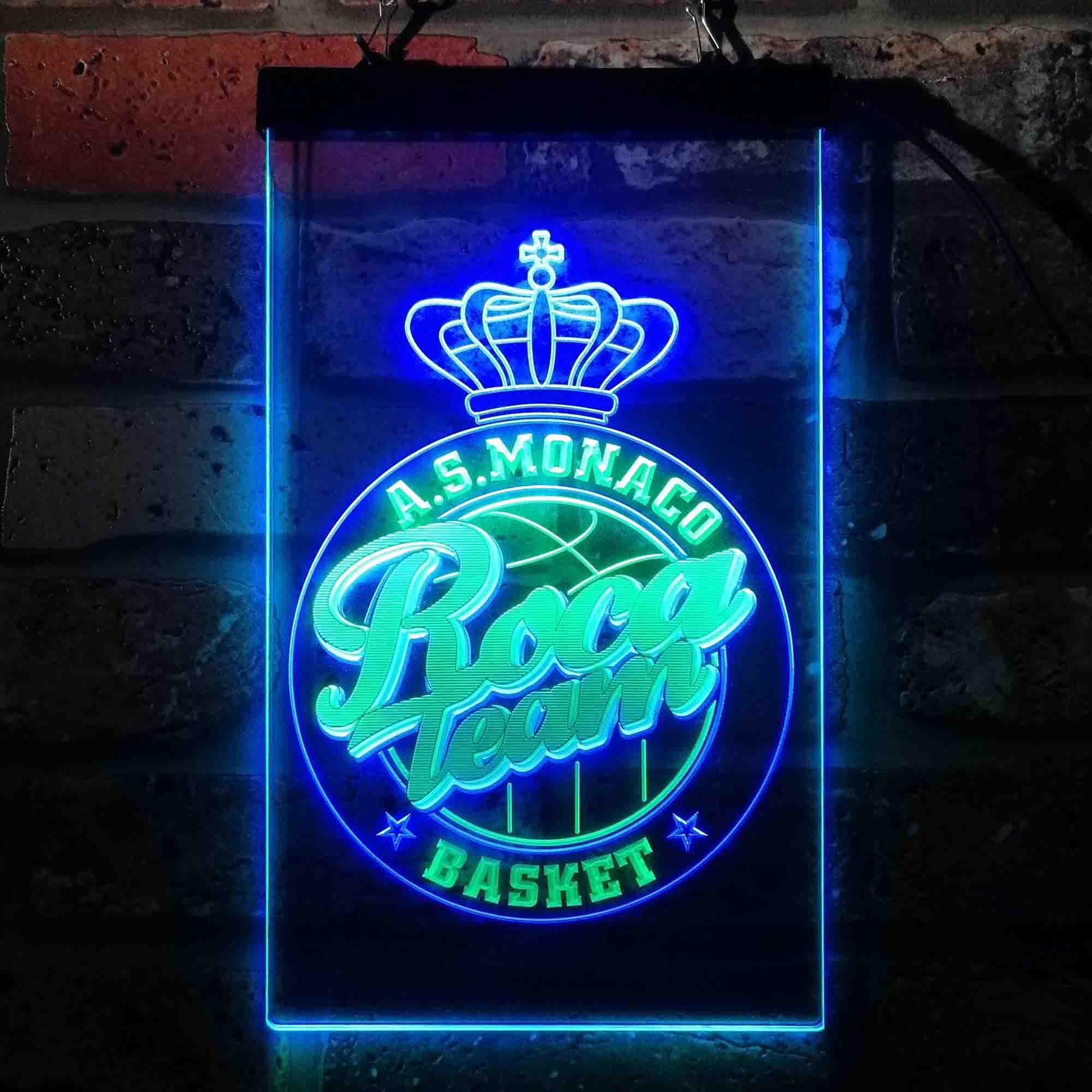 AS Monaco Basket Neon LED Sign