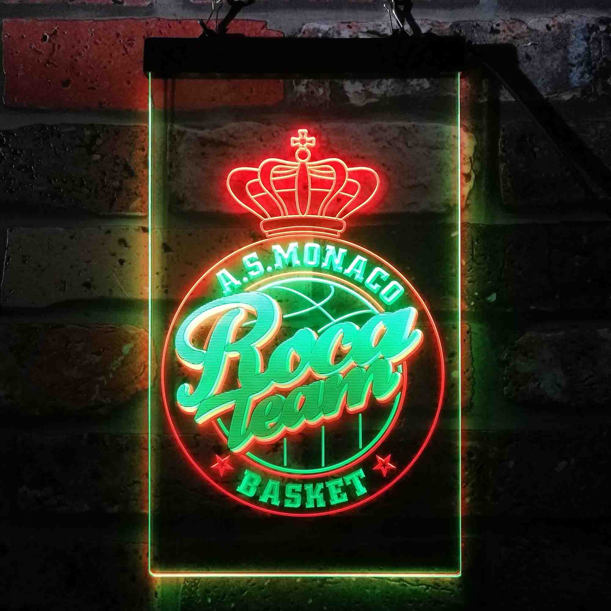 AS Monaco Basket Neon LED Sign