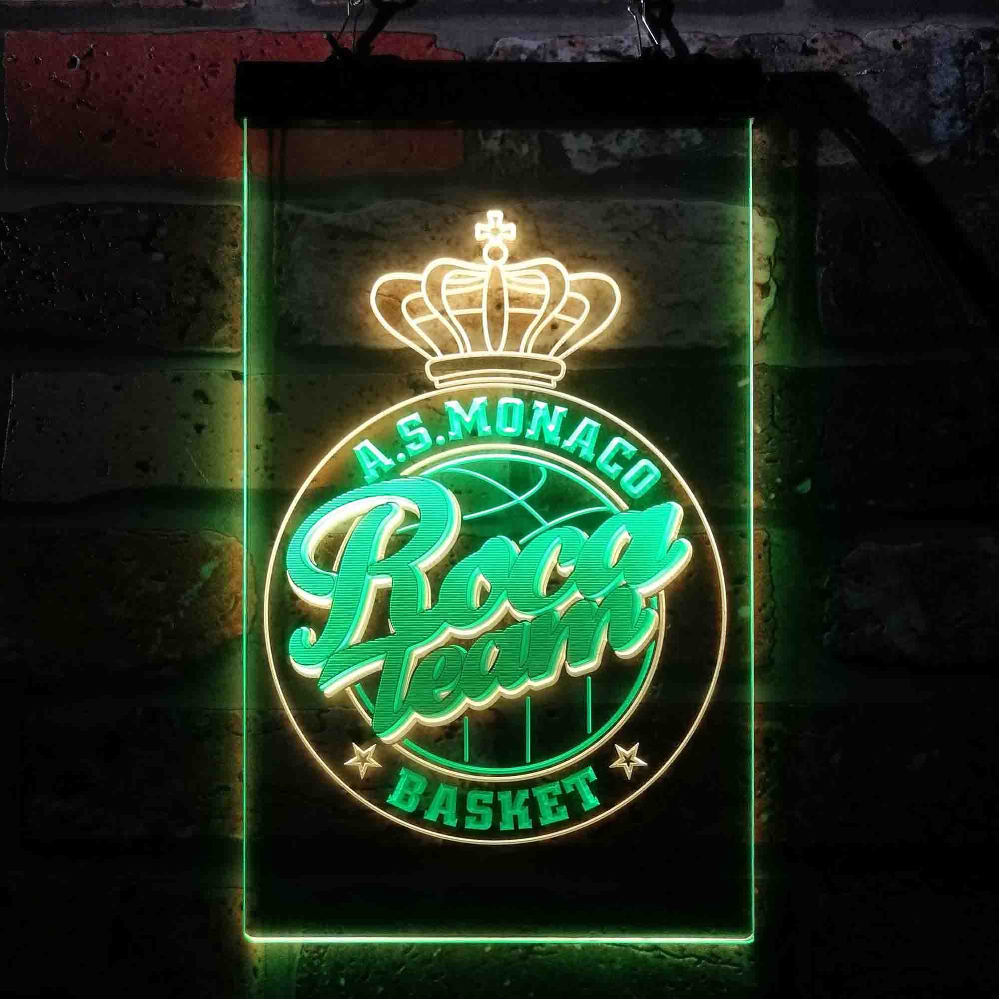 AS Monaco Basket Neon LED Sign