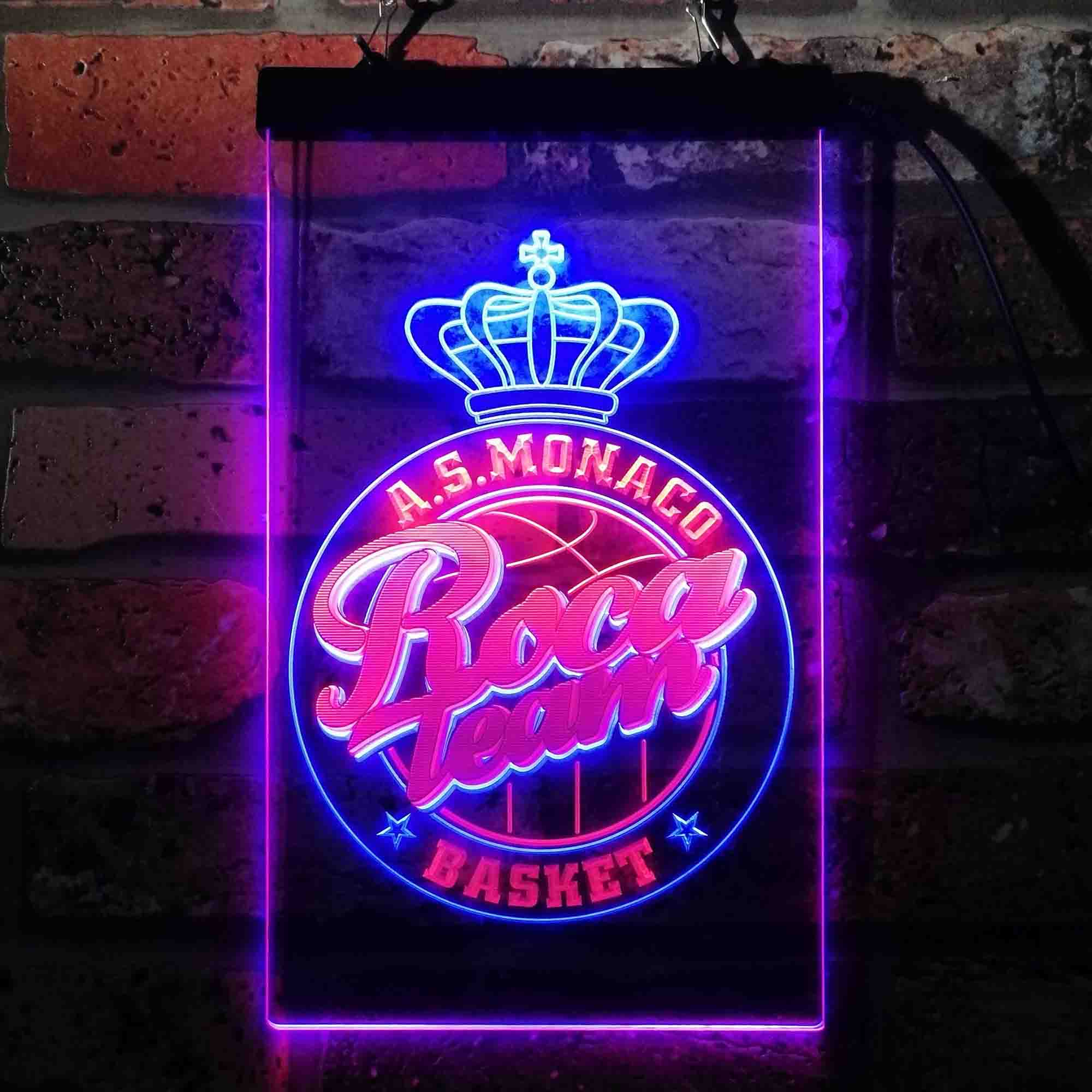 AS Monaco Basket Neon LED Sign