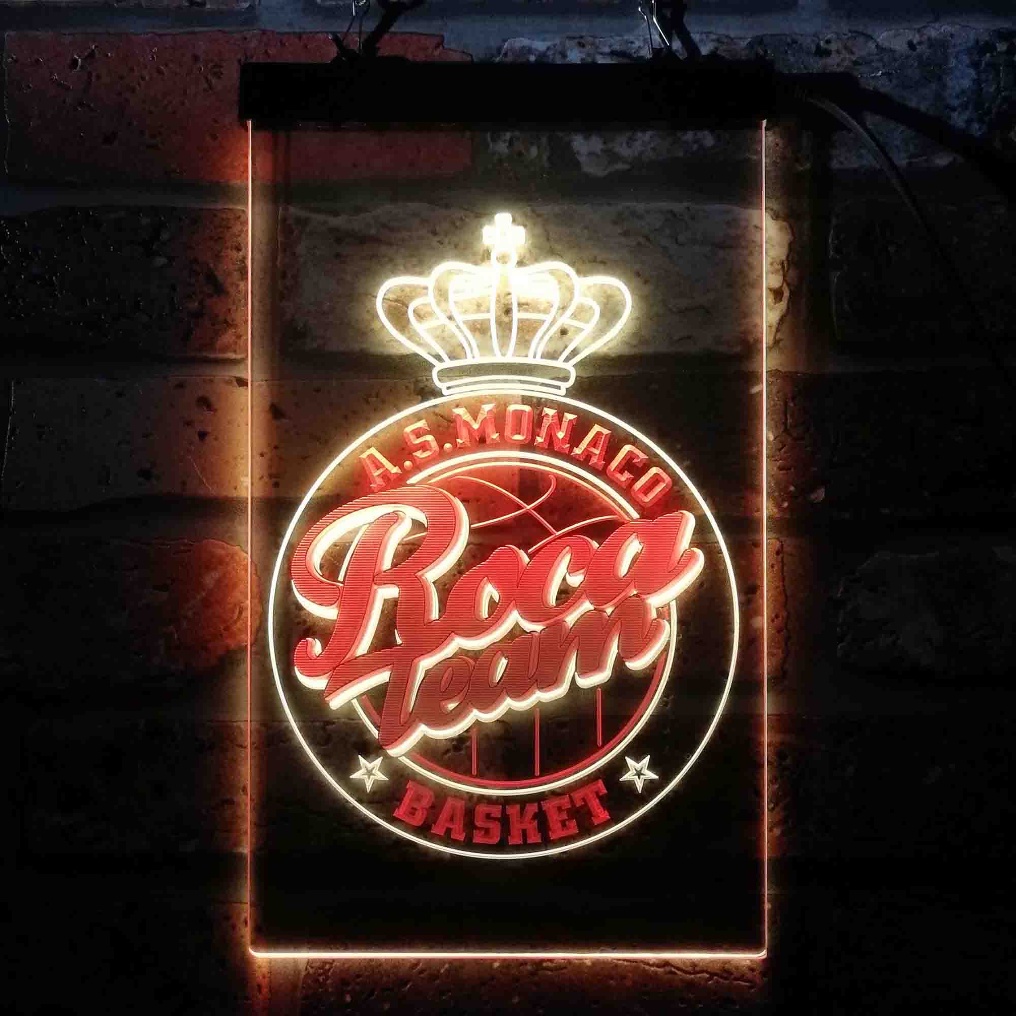 AS Monaco Basket Neon LED Sign