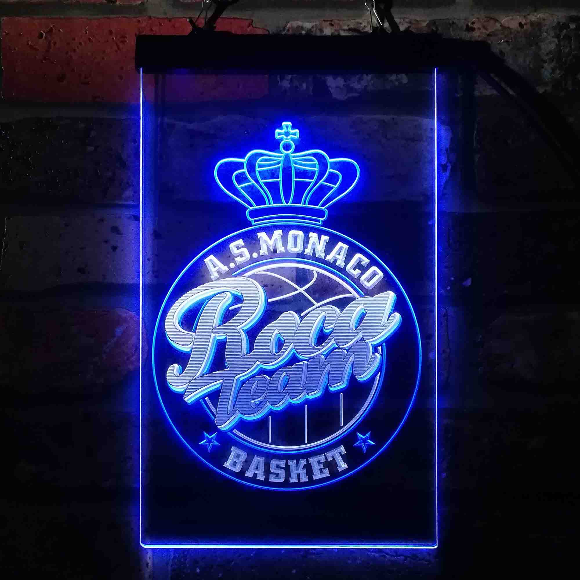 AS Monaco Basket Neon LED Sign