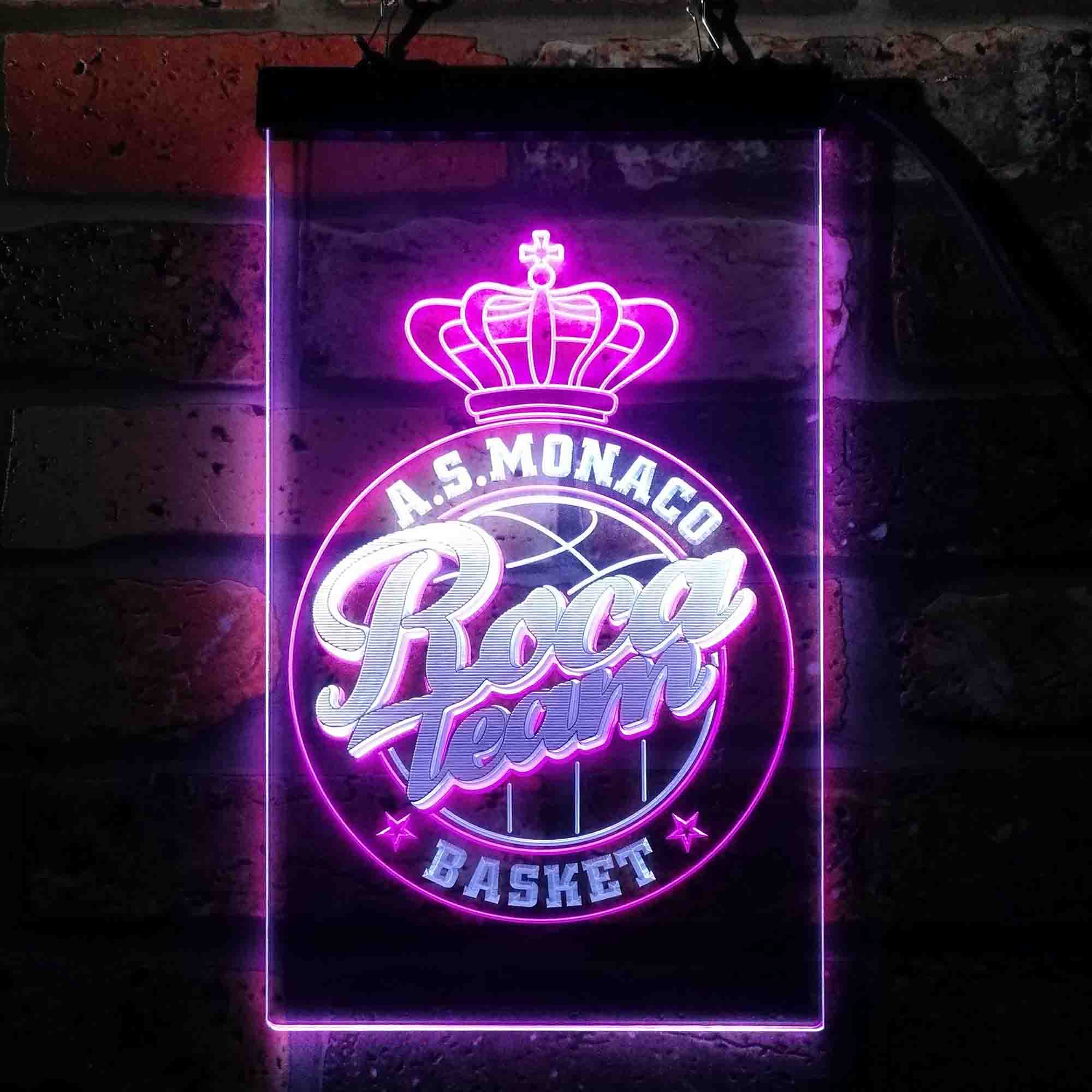 AS Monaco Basket Neon LED Sign