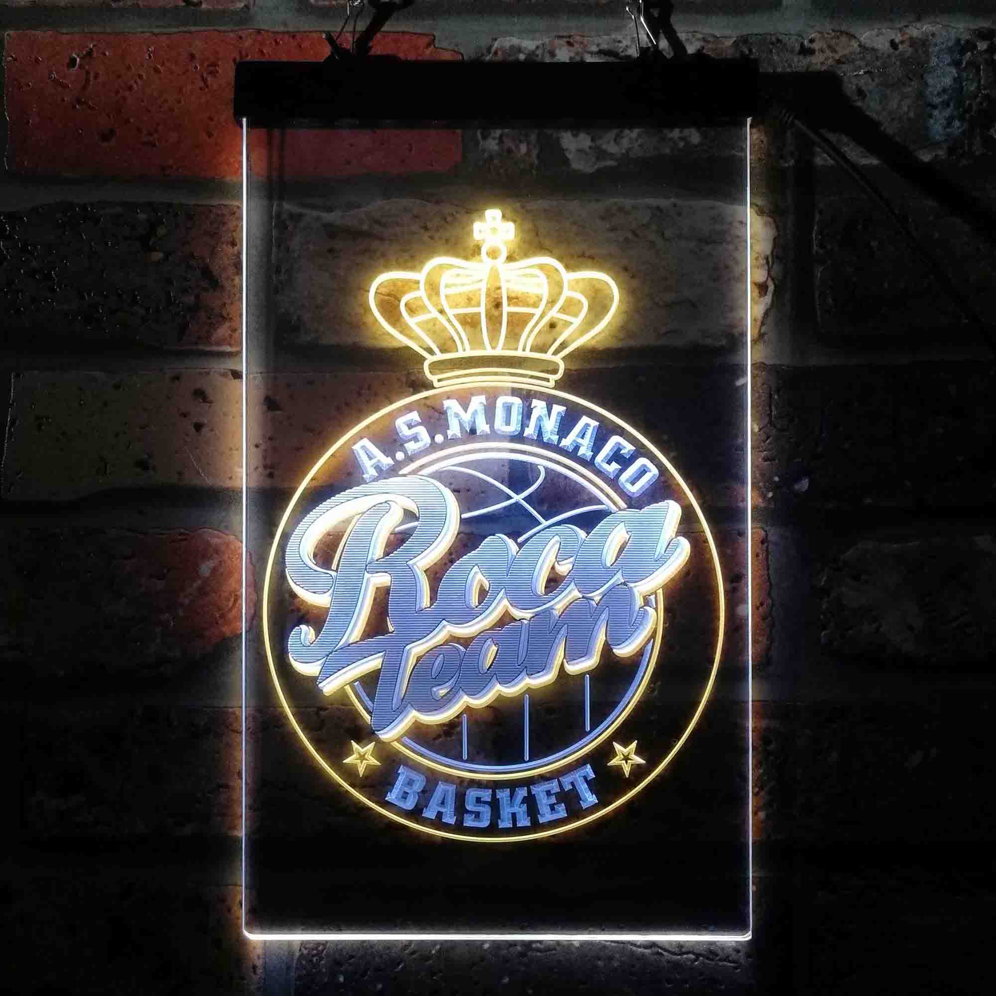 AS Monaco Basket Neon LED Sign