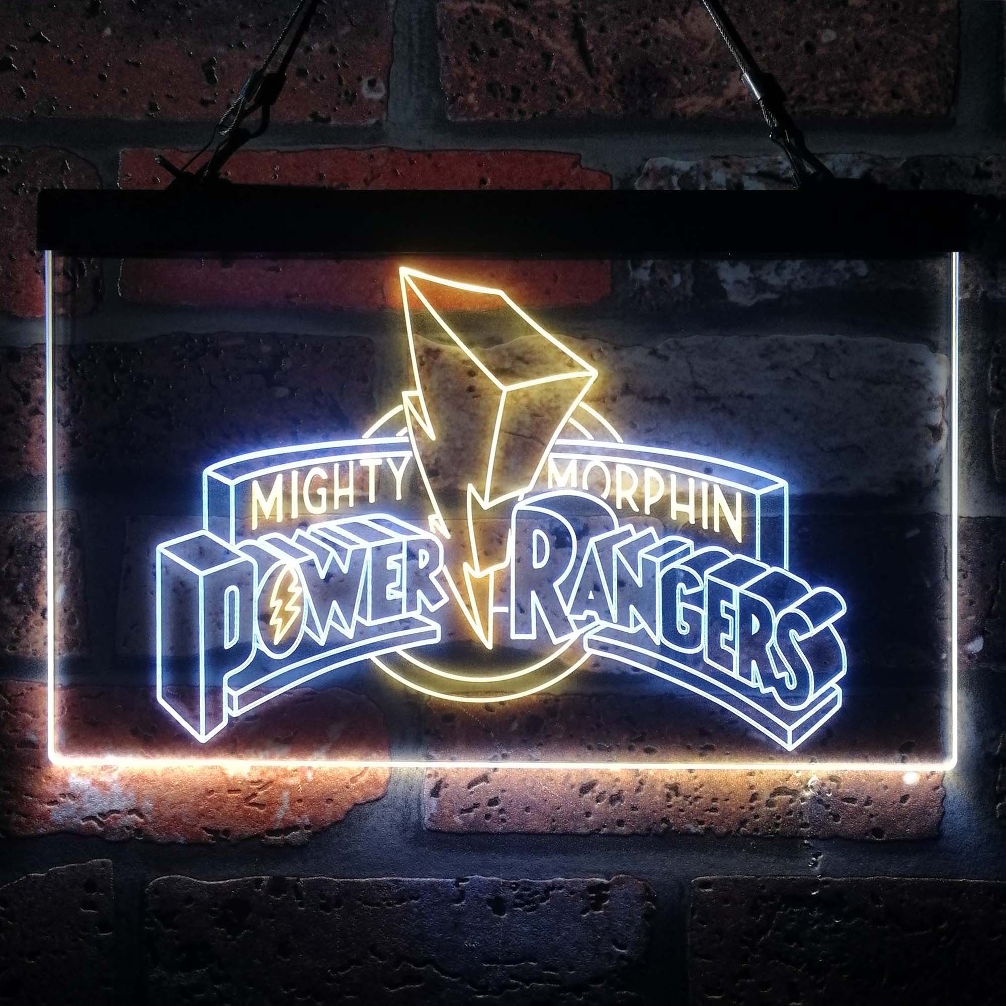 Power Rangers Vintage Arcade Neon LED Sign