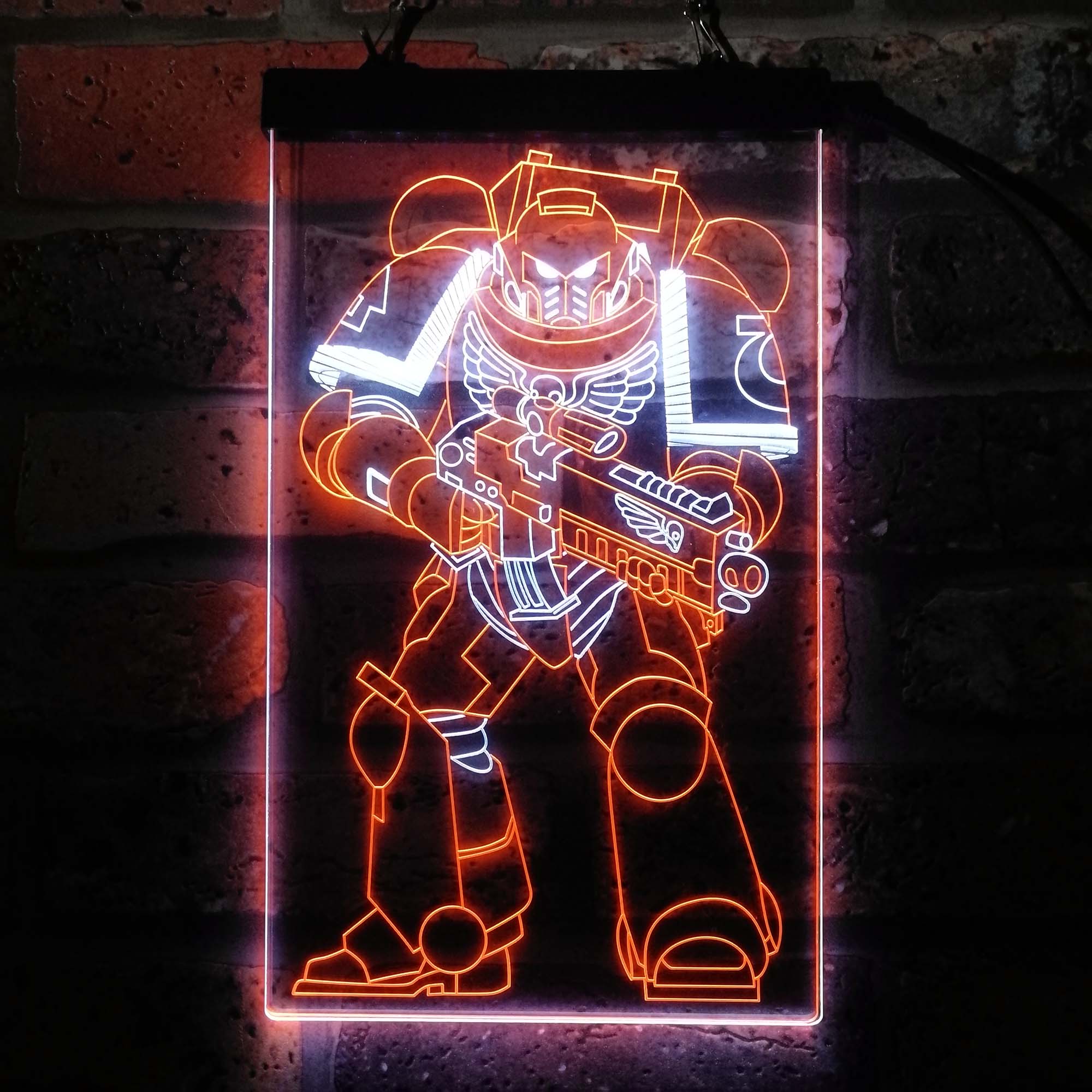 Space Marine Solider Neon LED Sign
