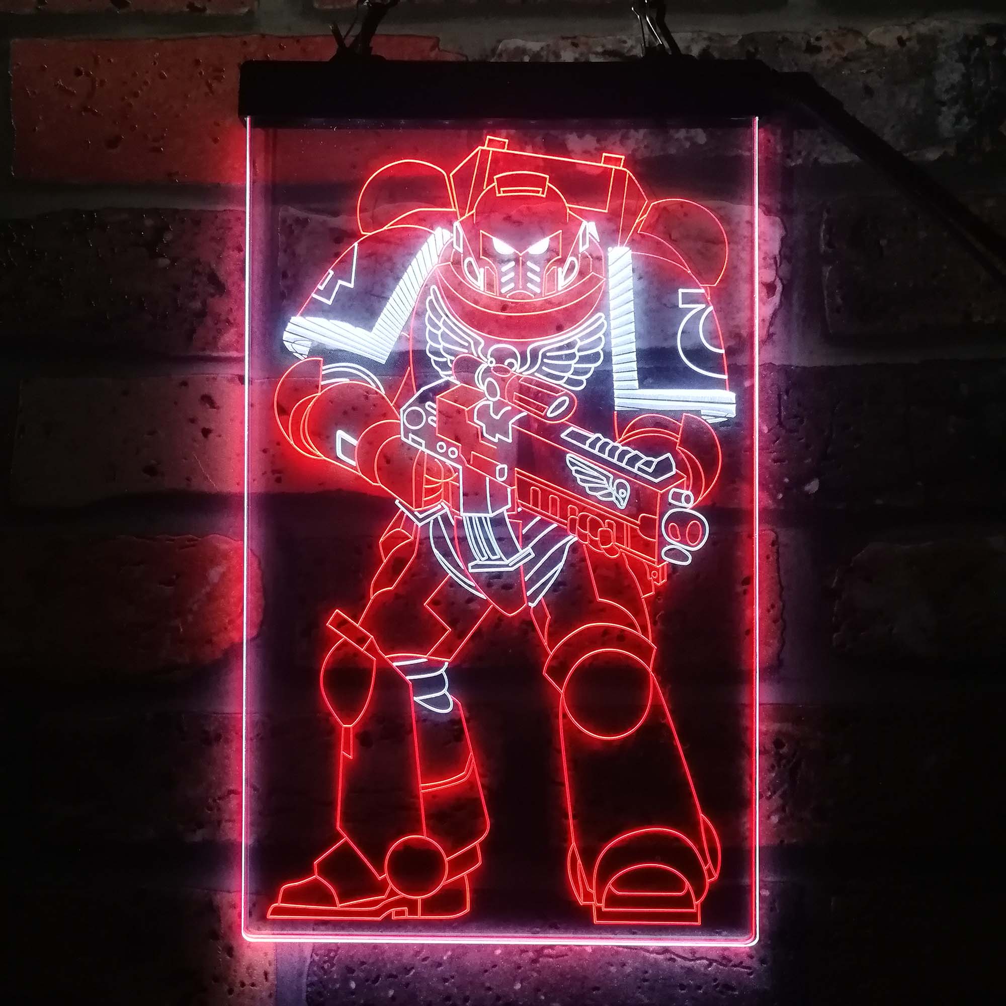 Space Marine Solider Neon LED Sign