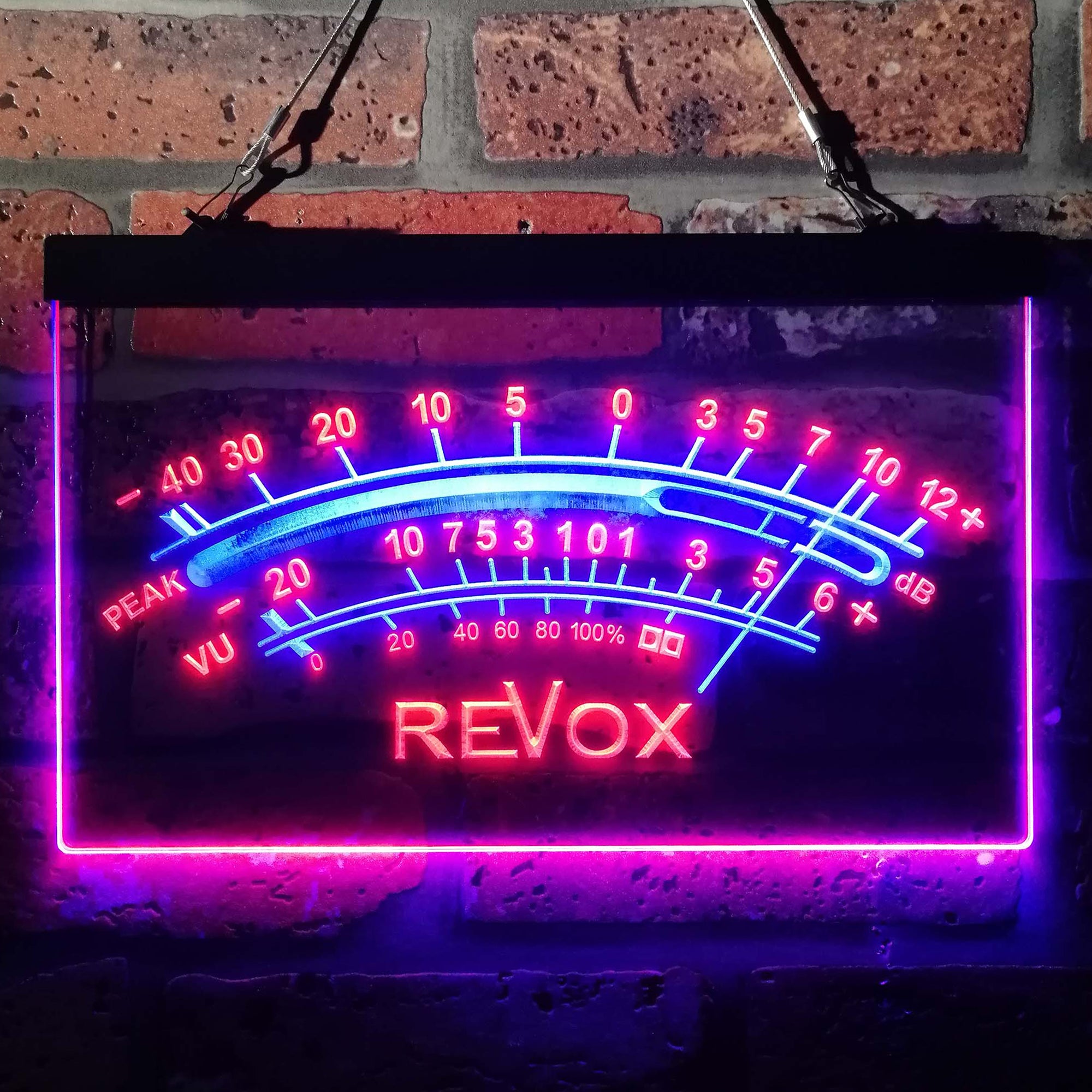 Revox peak vu dB Neon LED Sign