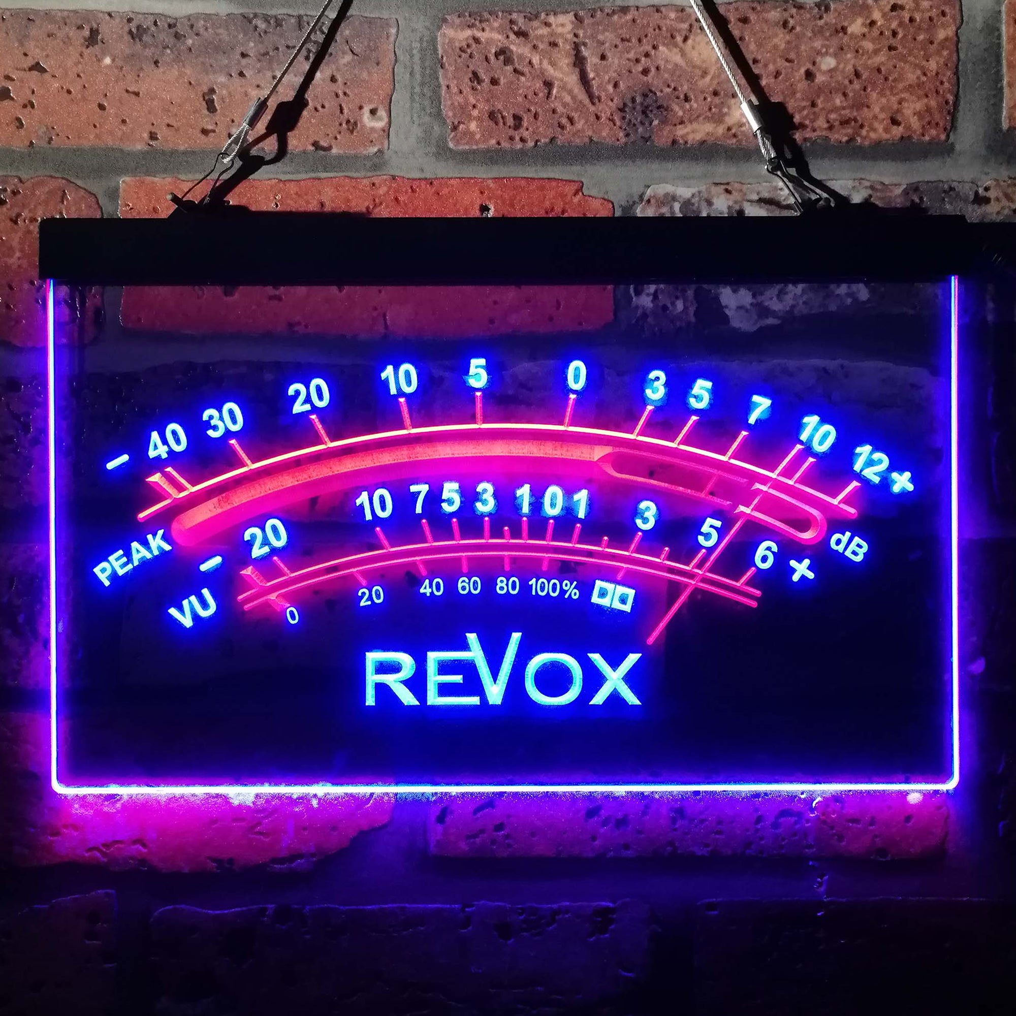 Revox peak vu dB Neon LED Sign