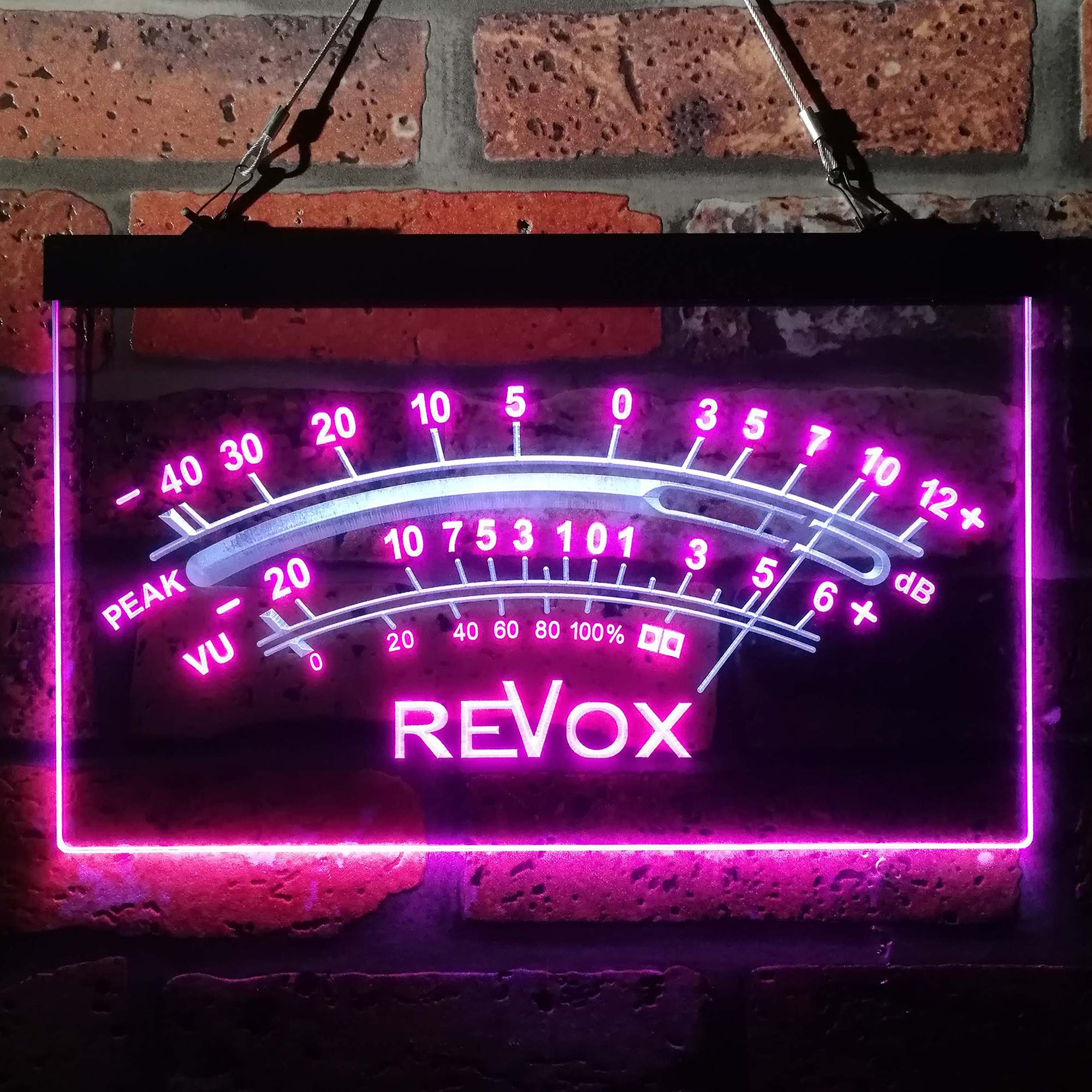 Revox peak vu dB Neon LED Sign