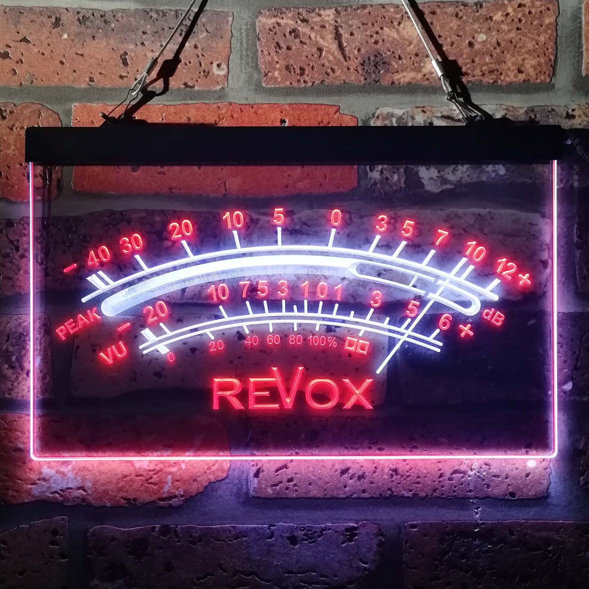 Revox peak vu dB Neon LED Sign