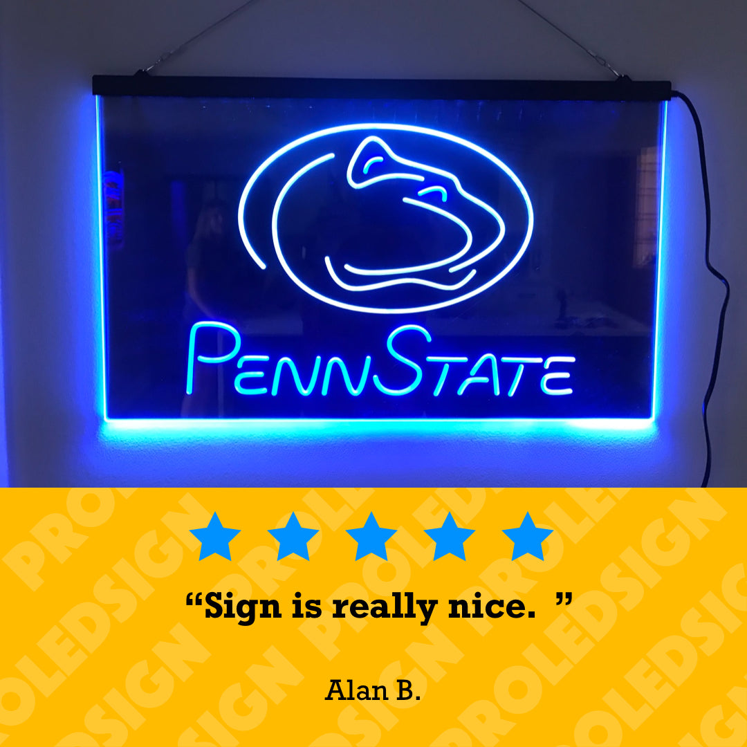 Penn State Nittany Lions Neon LED Sign